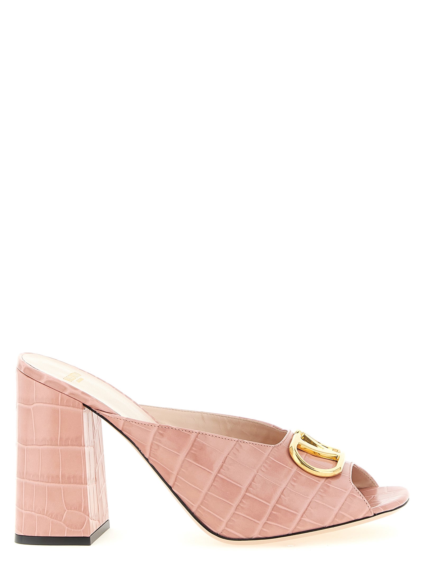 Valentino Garavani Multicolor Calfskin Stiletto Heel Sandals Valentino Garavani