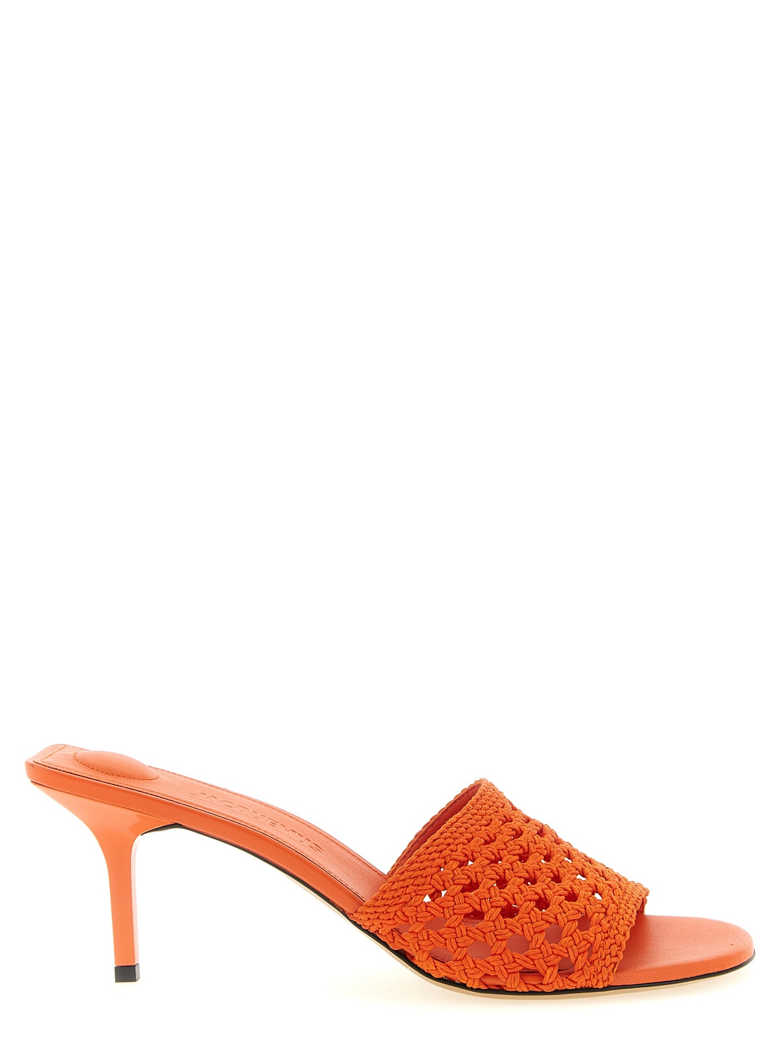 Jacquemus Orange Polyester Platform Sandals Jacquemus
