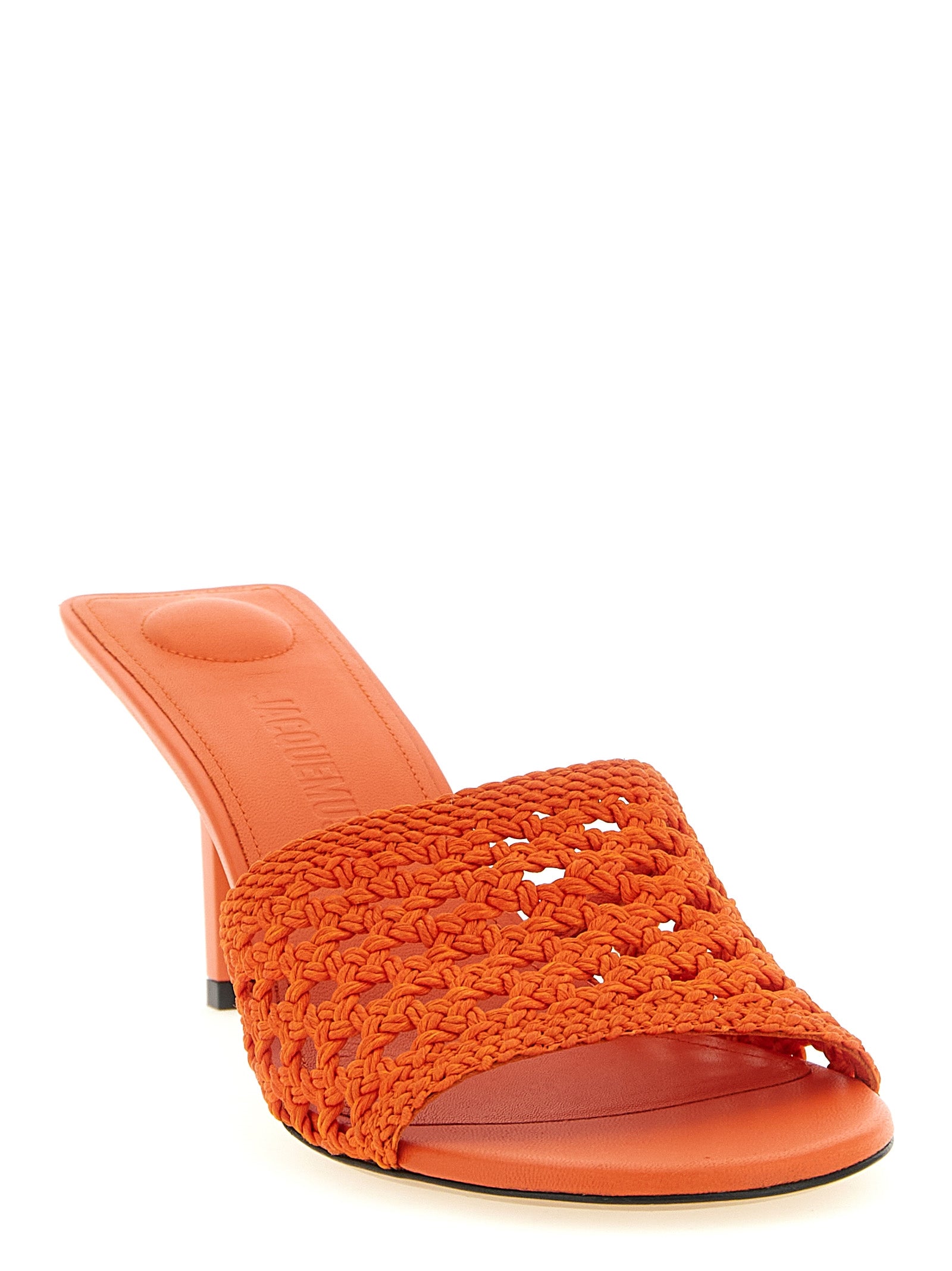 Jacquemus Orange Polyester Platform Sandals Jacquemus