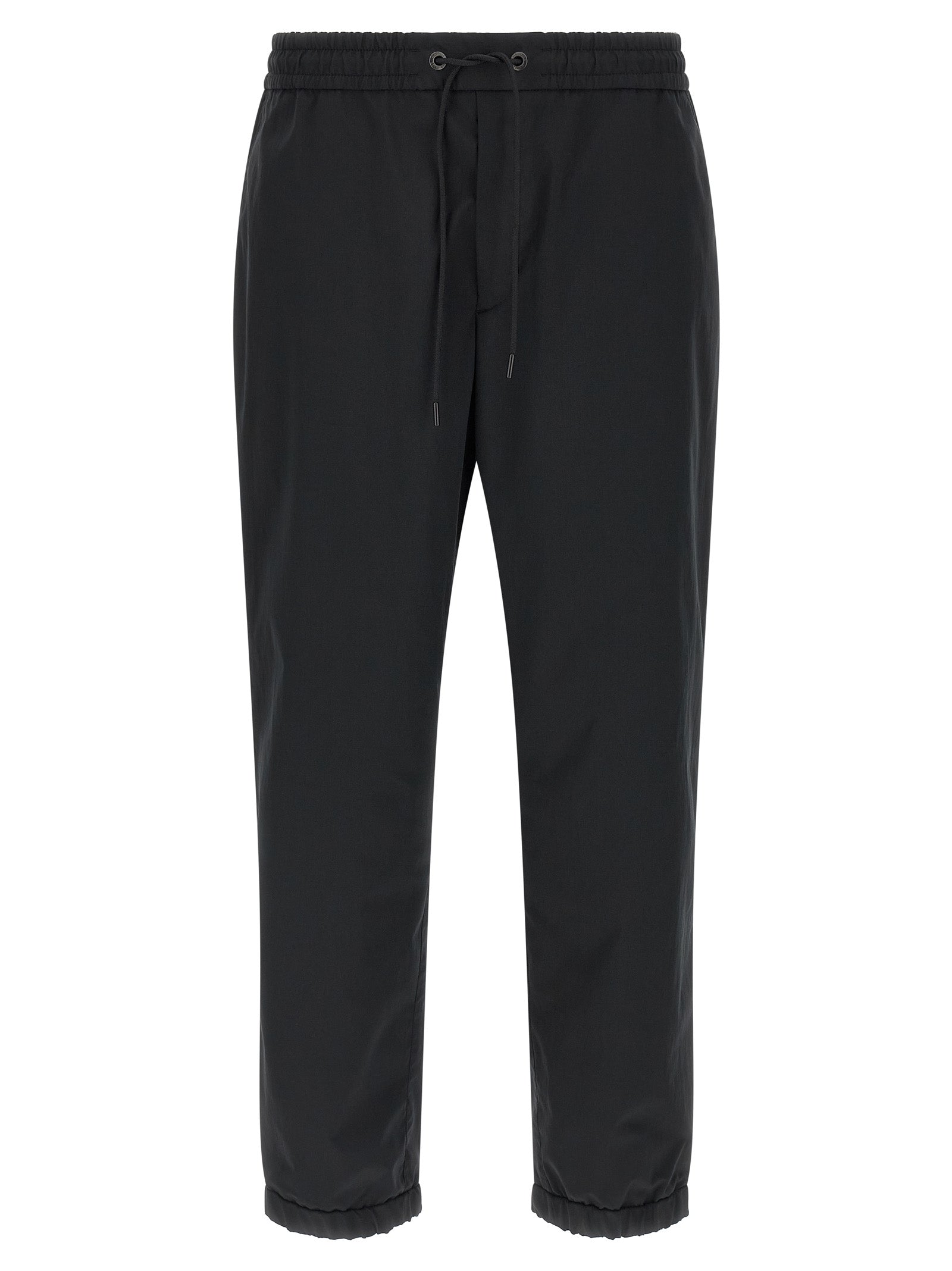 Moncler Black Polyester Joggers (Workout Pants) Moncler