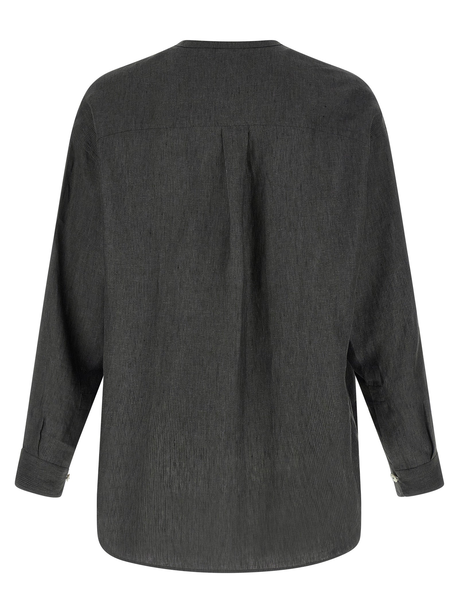 Jacquemus Gray Linen Blouse Jacquemus