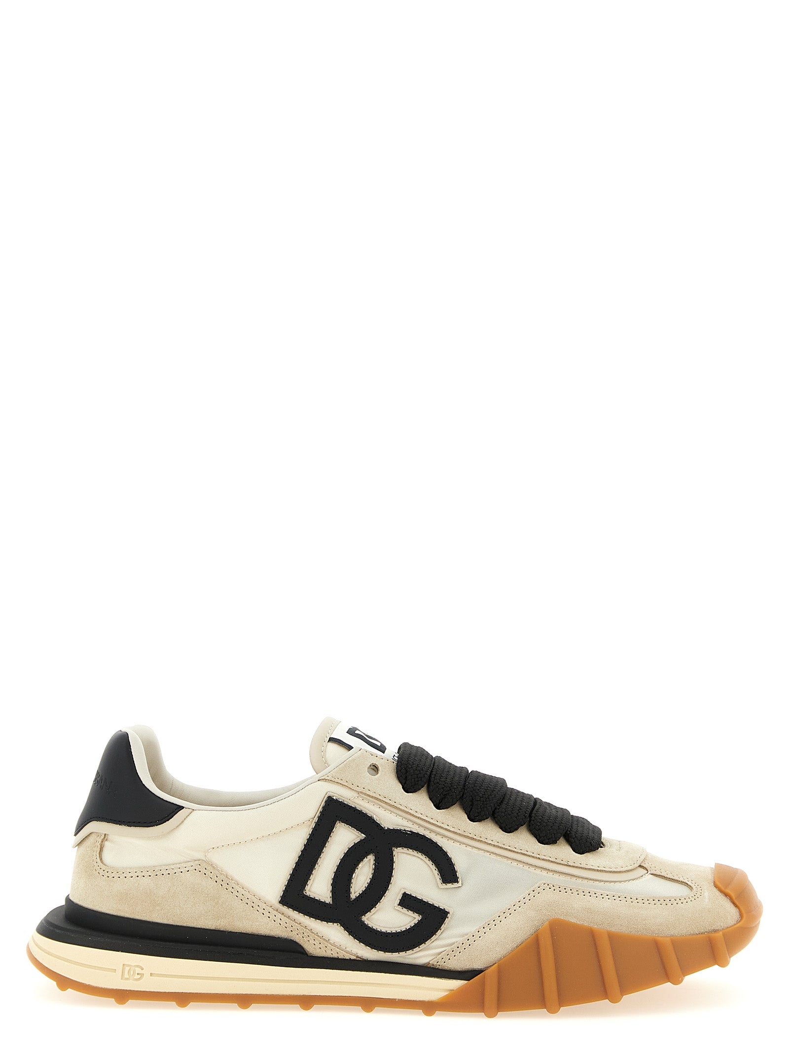 Dolce & Gabbana Black Calfskin Athletic Sneakers Dolce & Gabbana