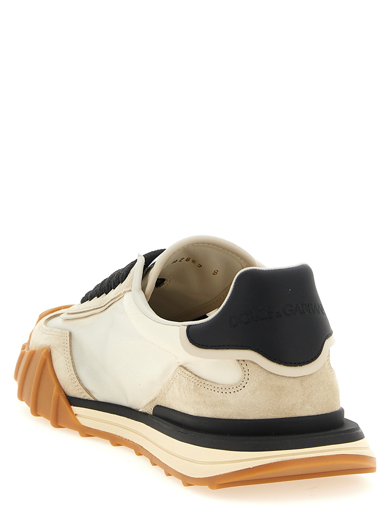 Dolce & Gabbana Black Calfskin Athletic Sneakers Dolce & Gabbana