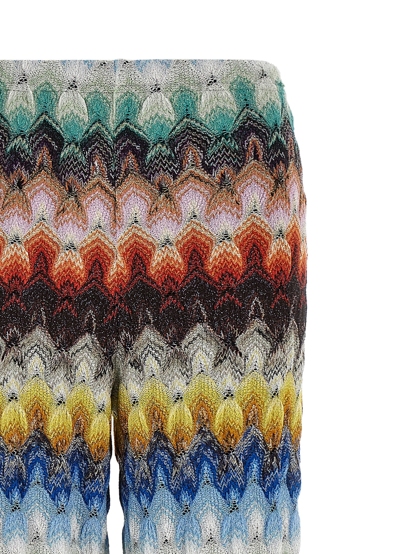 Missoni Multicolor Viscose Casual Pants Missoni