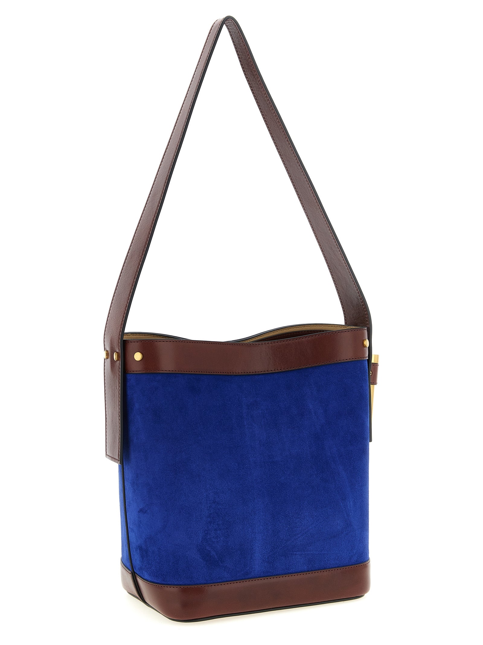 Versace Blue Calfskin Shoulder Bag Versace