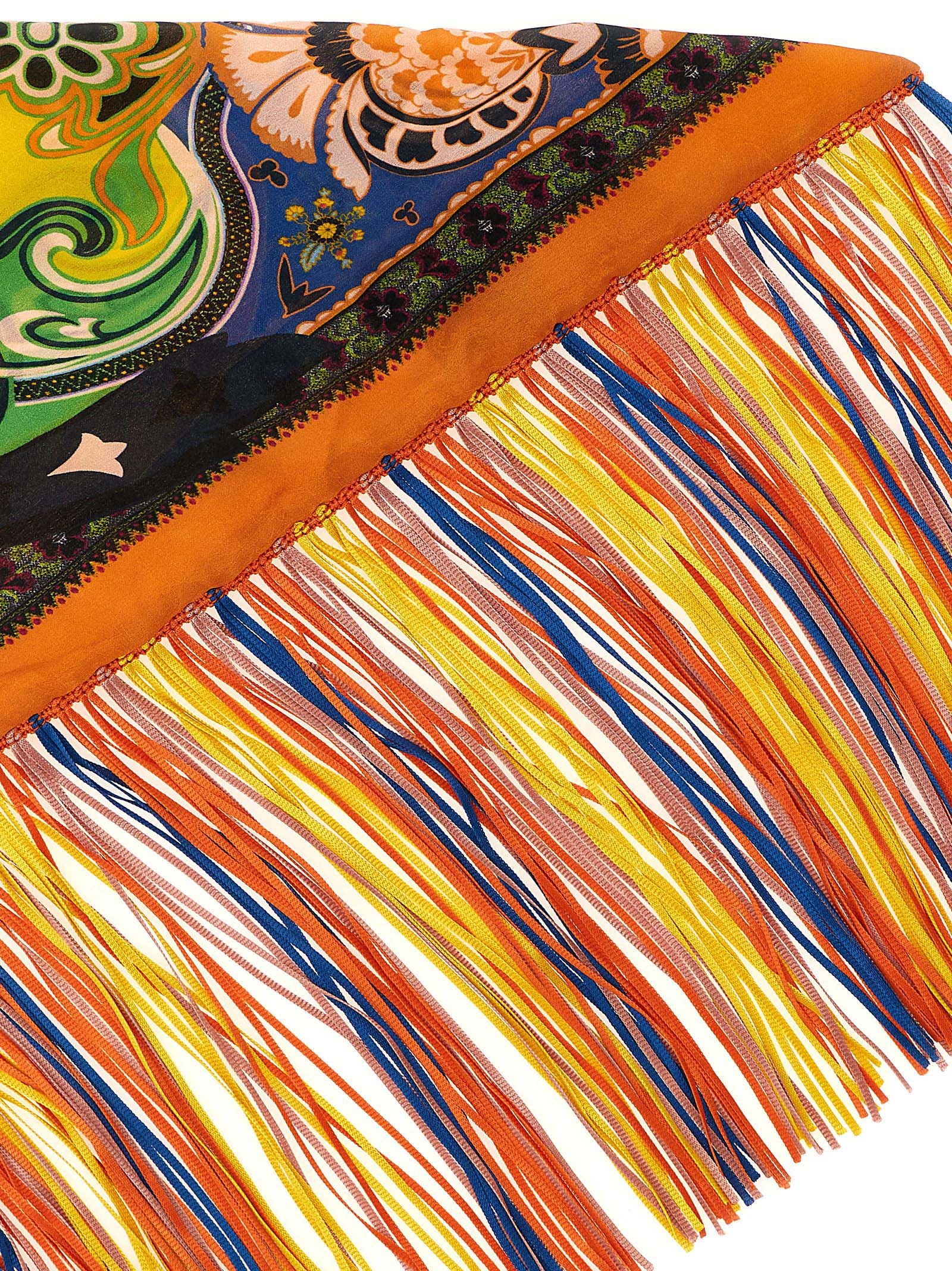 Etro Multicolor Silk Foulard Etro