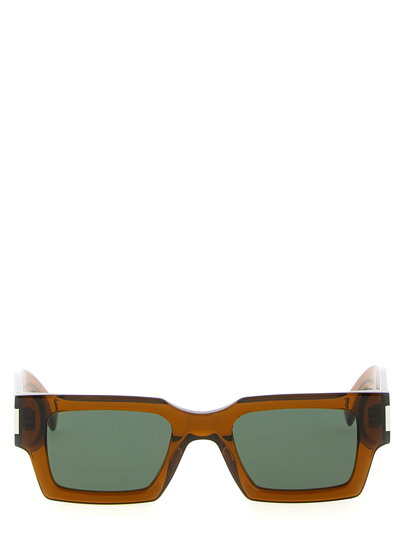 Saint Laurent Brown Acetate Sunglasses Saint Laurent