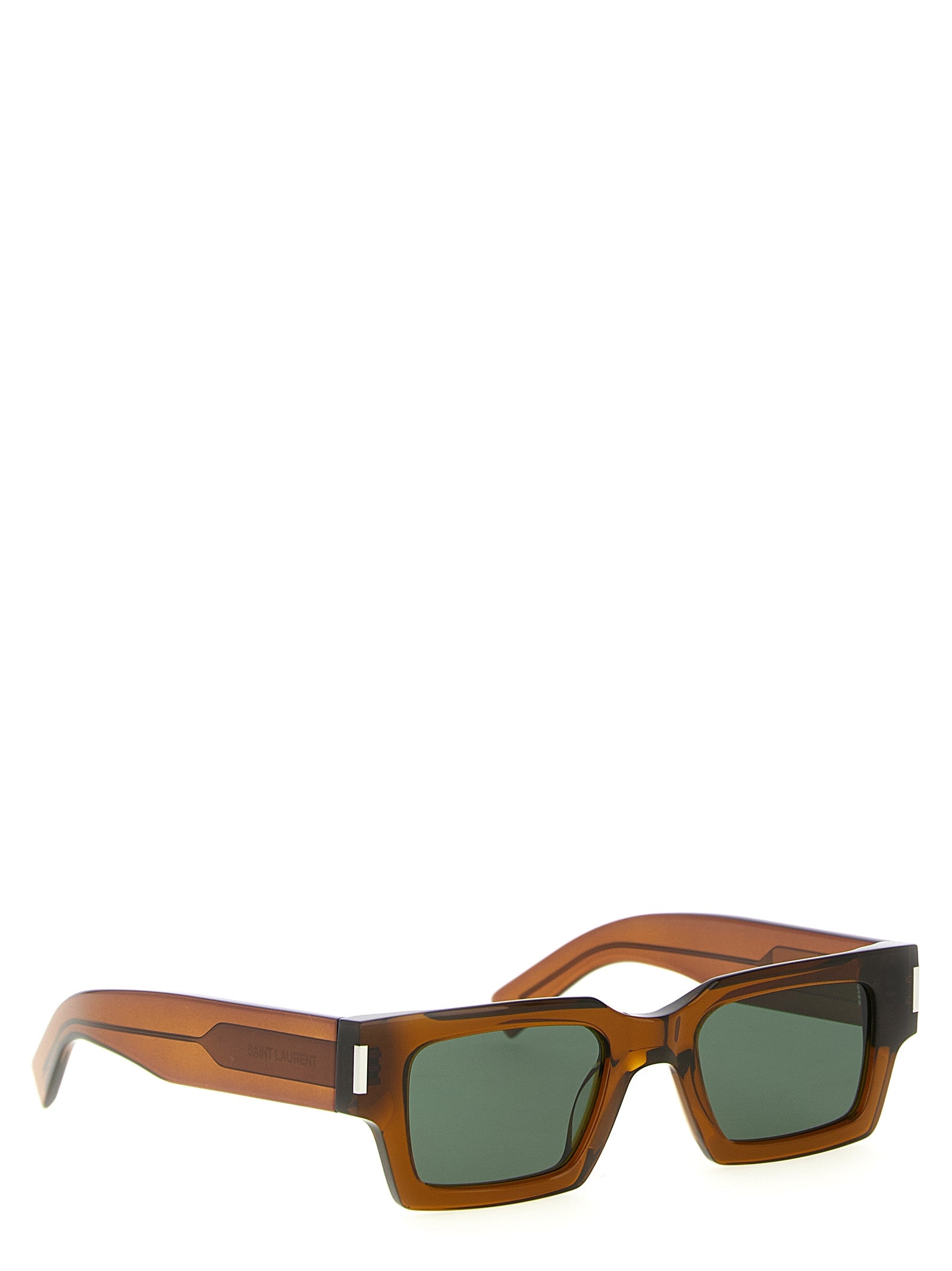 Saint Laurent Brown Acetate Sunglasses Saint Laurent