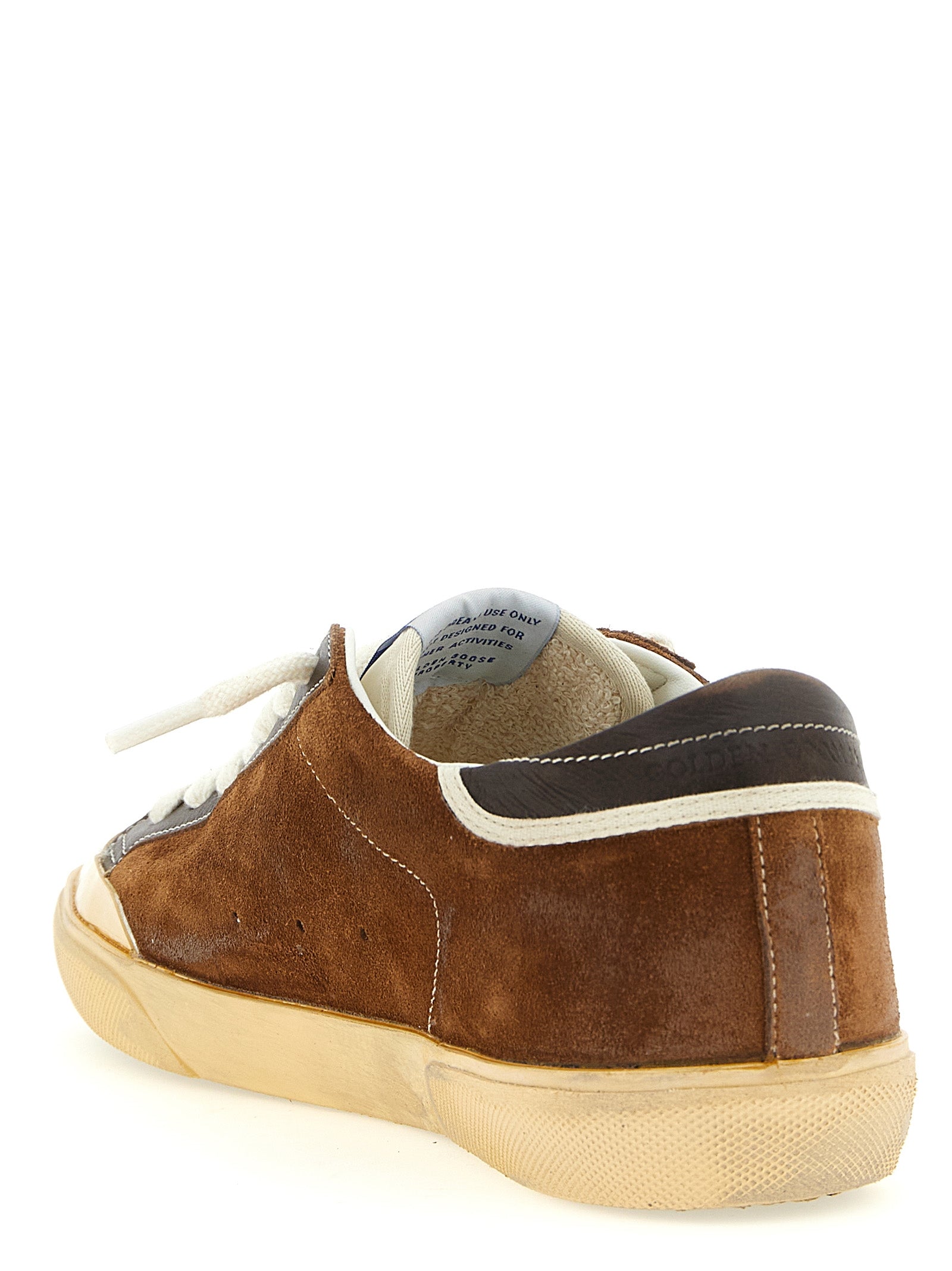 Golden Goose Brown Cowhide Low Top Sneakers Golden Goose