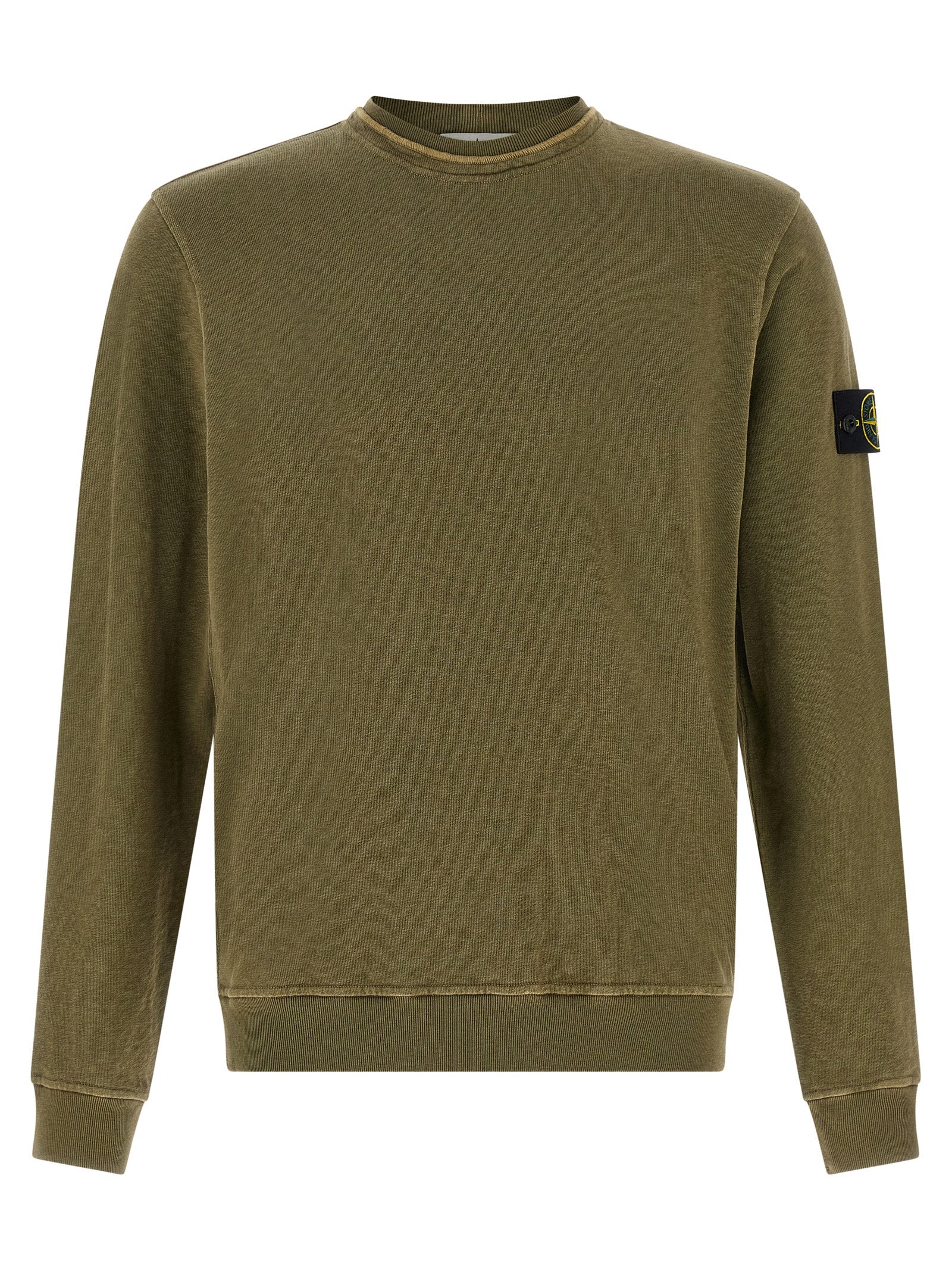 Stone Island Bicolor Cotton Sweatshirt Stone Island