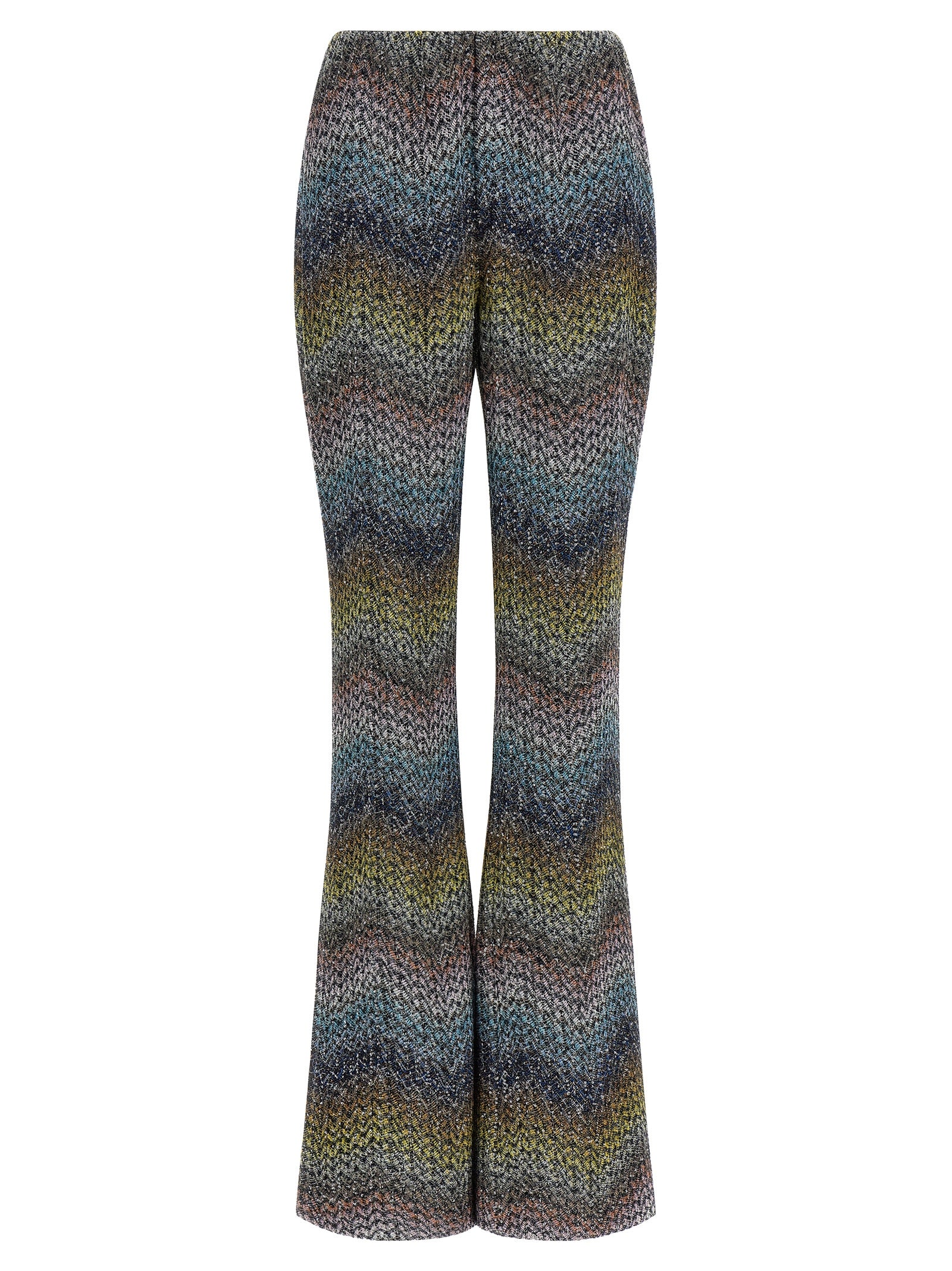 Missoni Multicolor Viscose Flared Pants Missoni