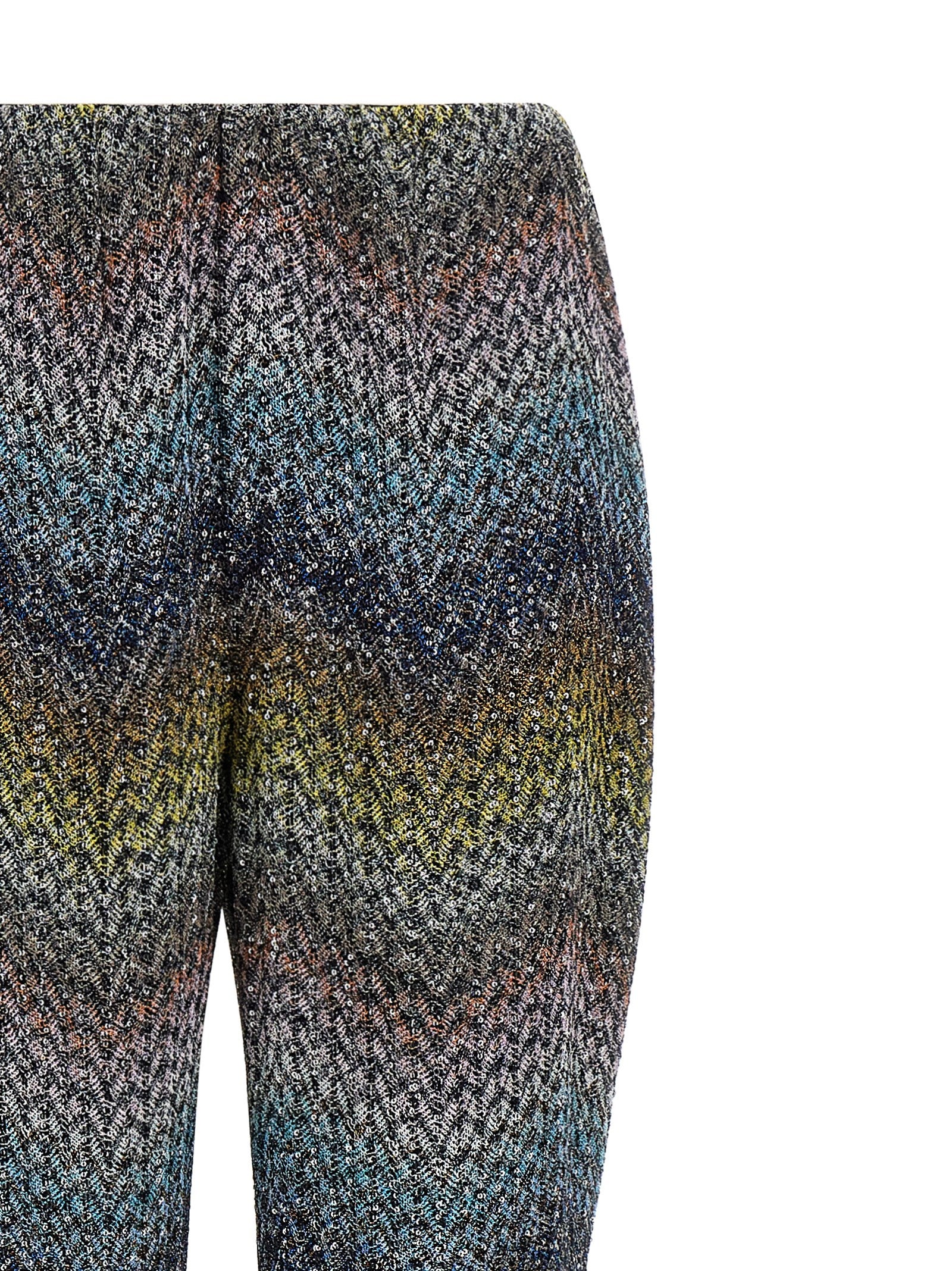 Missoni Multicolor Viscose Flared Pants Missoni