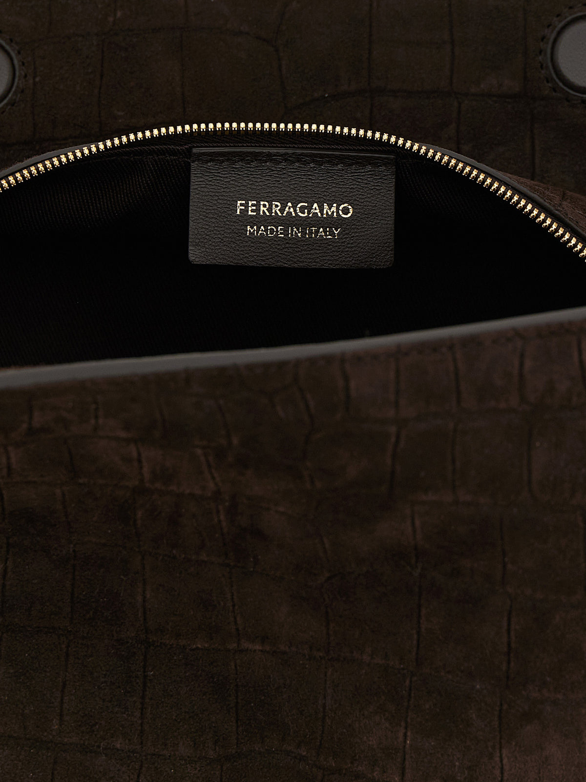 Ferragamo Brown Shoulder Bags
