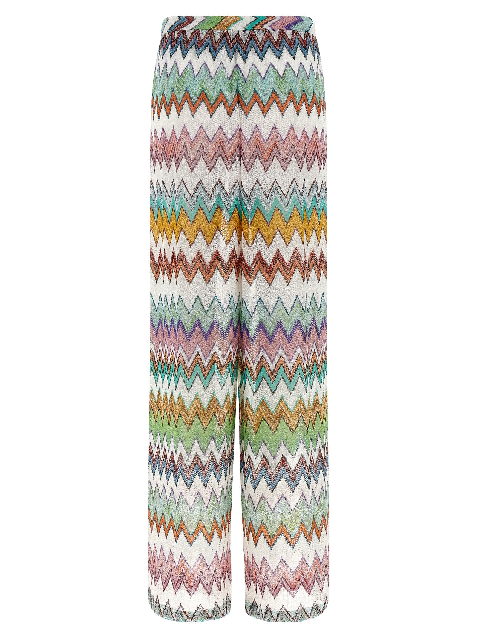Missoni Multicolor Viscose Flared Pants Missoni