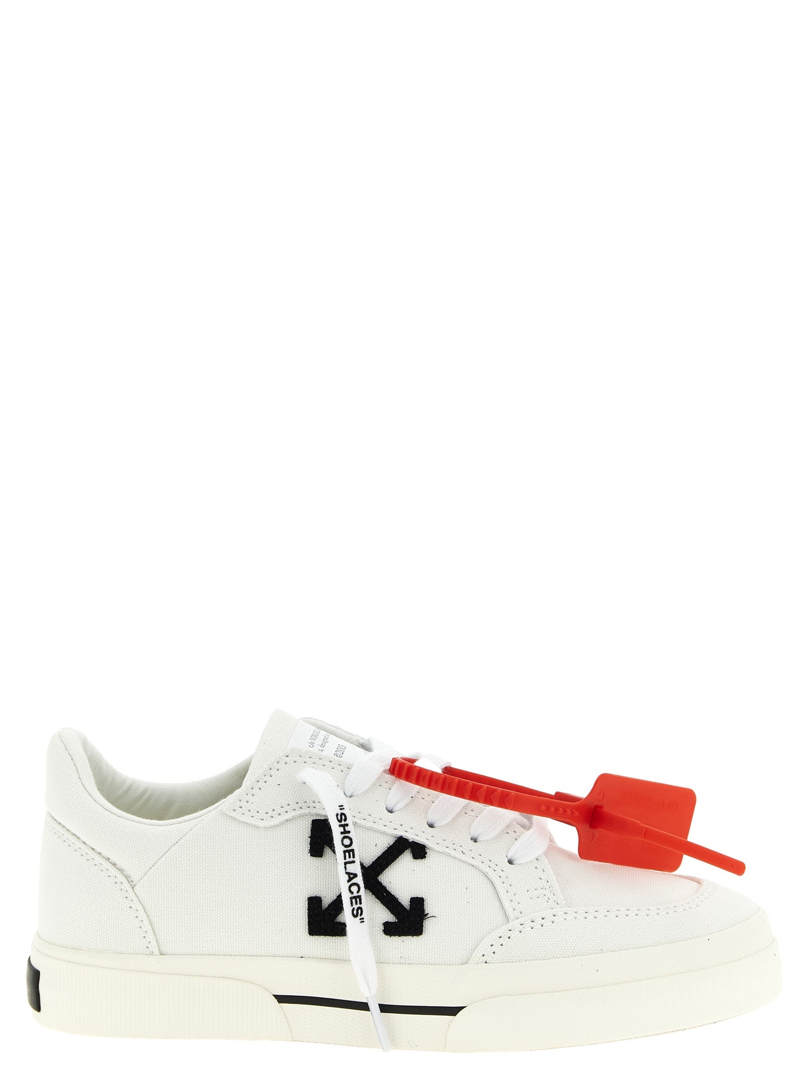 Off-White Bicolor Cotton Low Top Sneakers Off-White