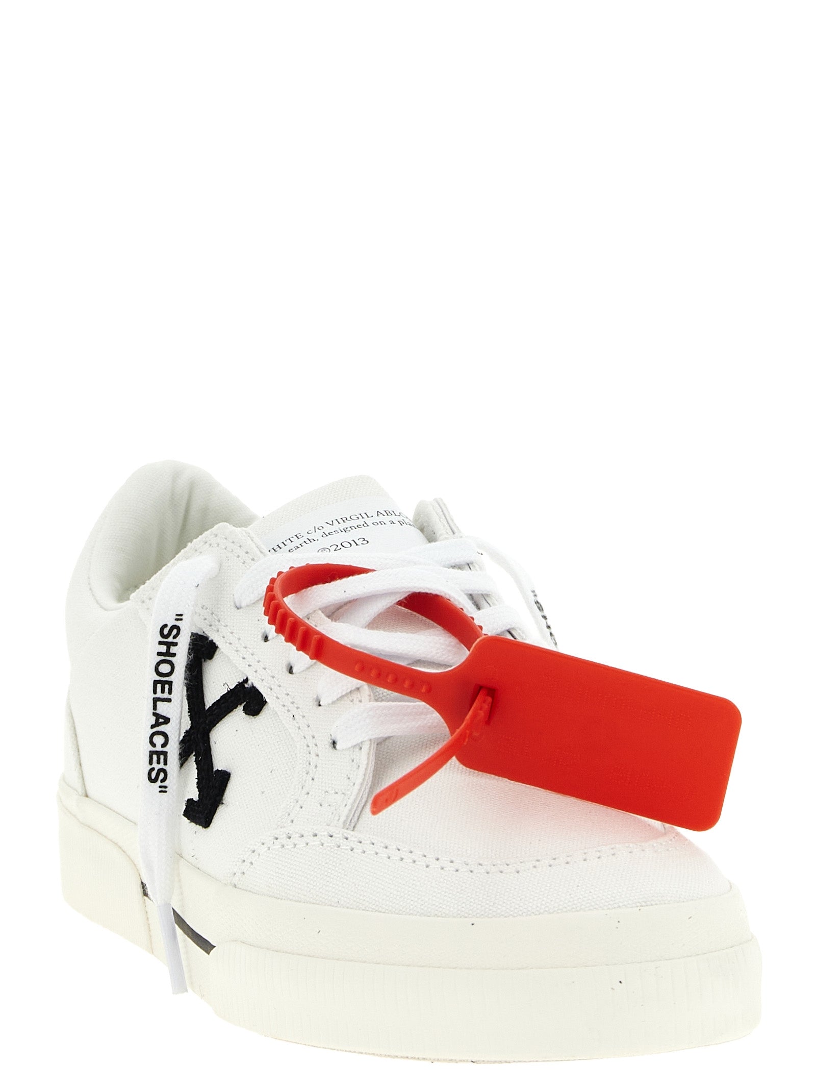 Off-White Bicolor Cotton Low Top Sneakers Off-White