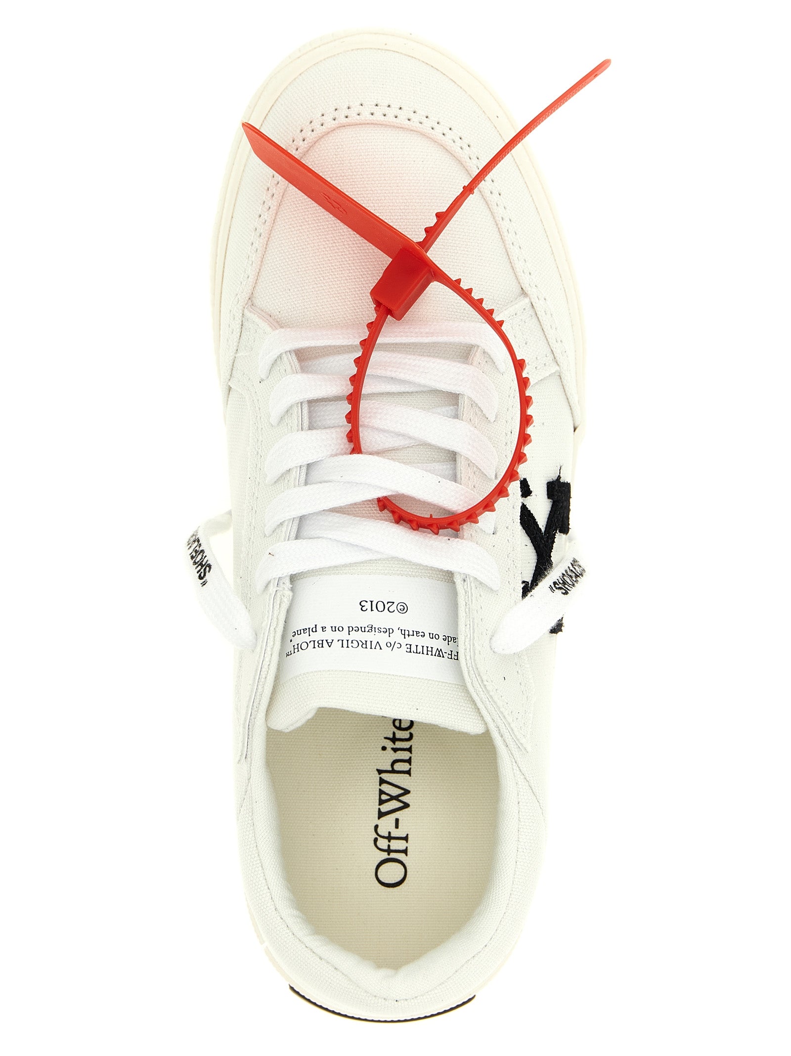 Off-White Bicolor Cotton Low Top Sneakers Off-White