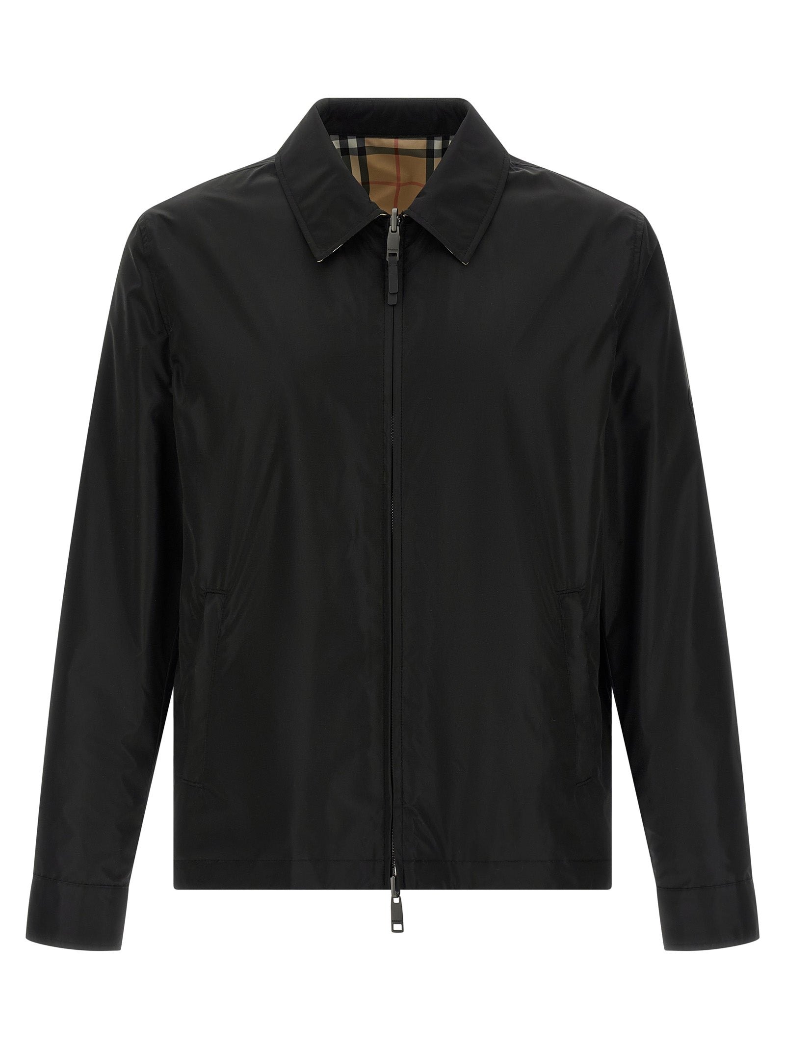 Burberry Black Polyamide Shell Jacket Burberry