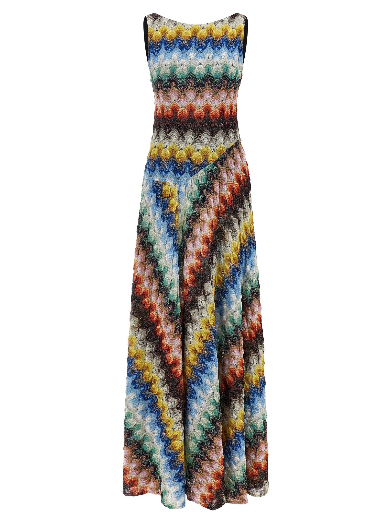 Missoni Multicolor Viscose Long Dress Missoni