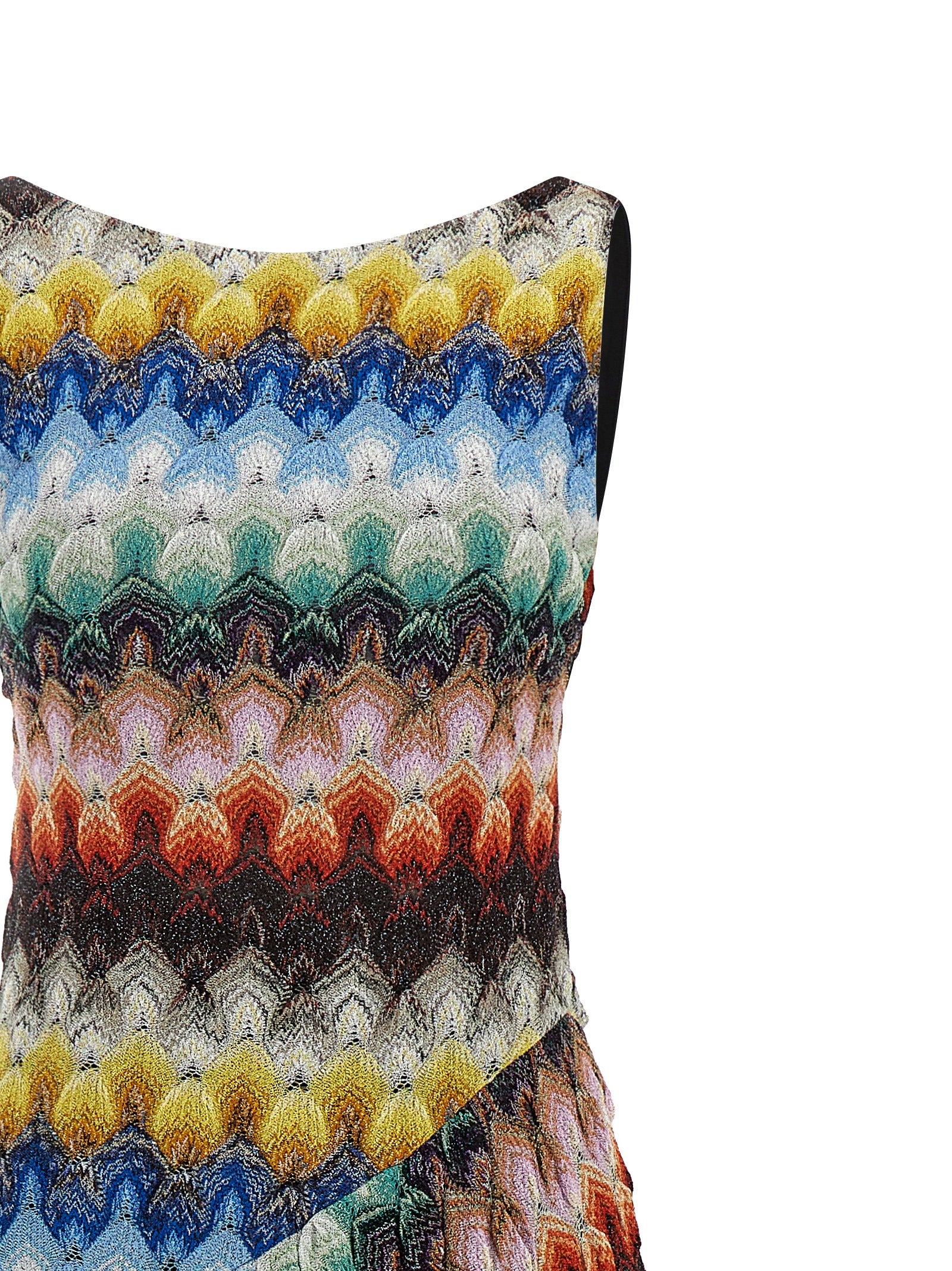 Missoni Multicolor Viscose Long Dress Missoni