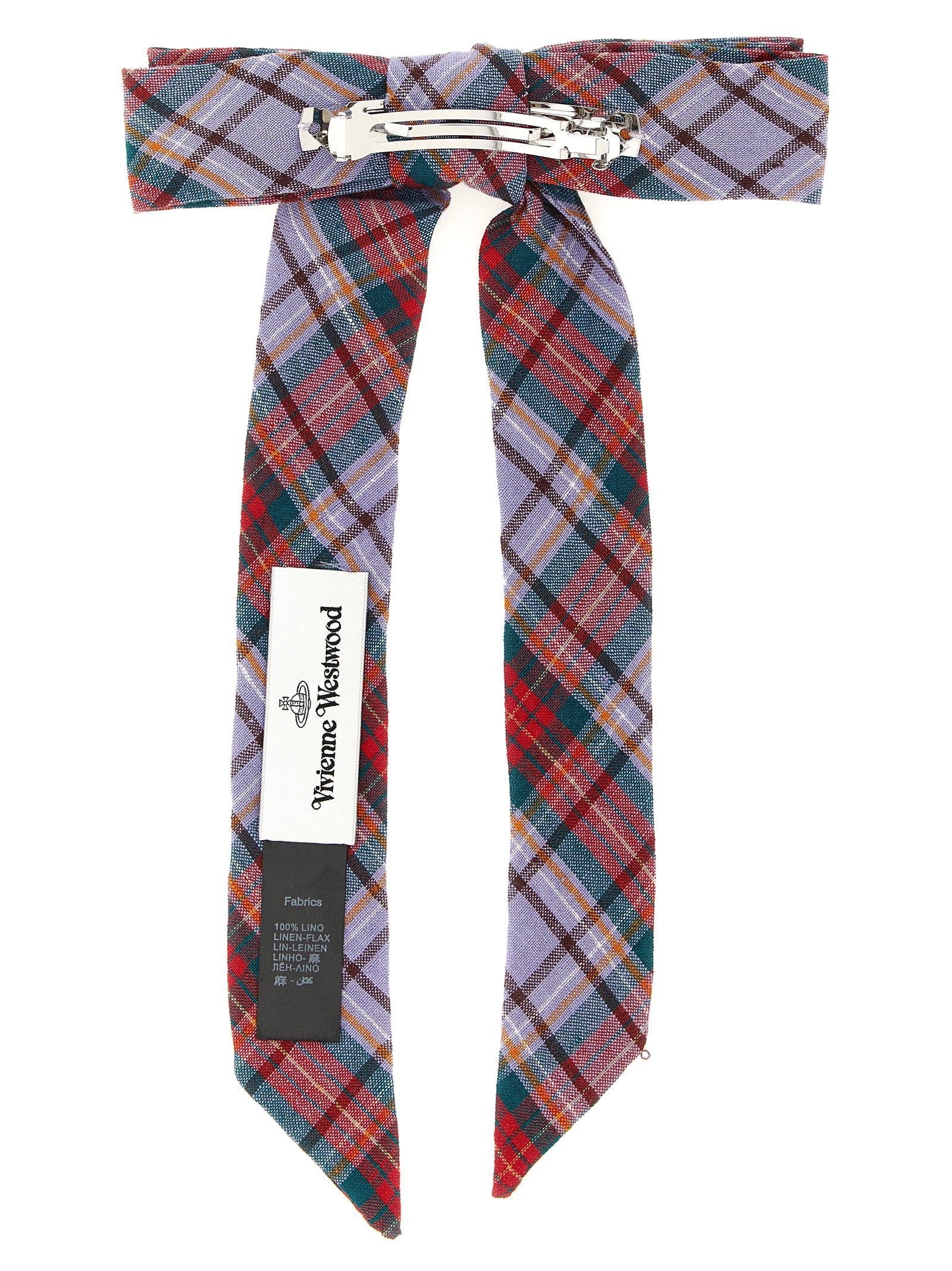 Vivienne Westwood Multicolor Linen Hair Clip Vivienne Westwood