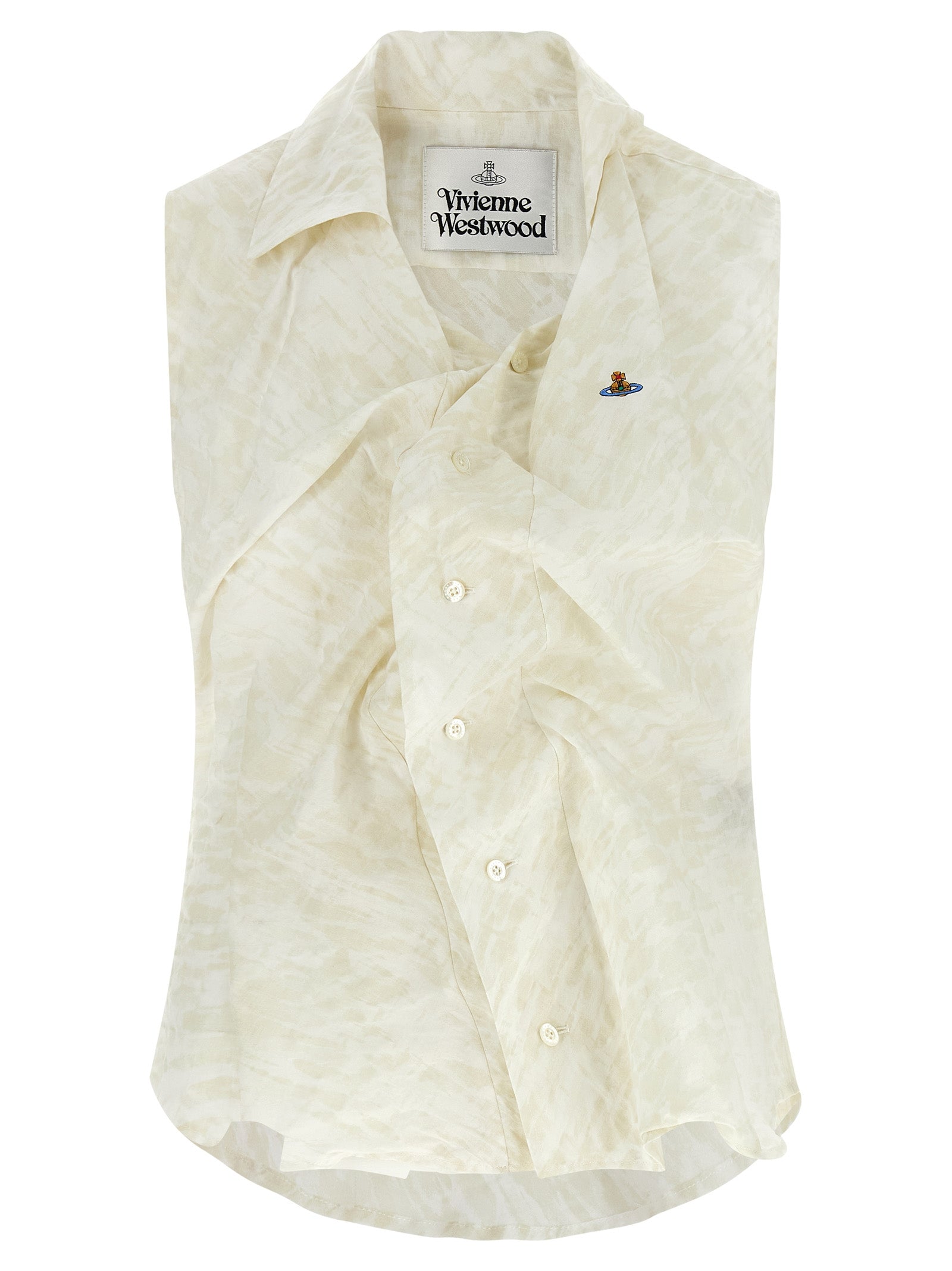 Vivienne Westwood Beige Cotton Blouse Vivienne Westwood