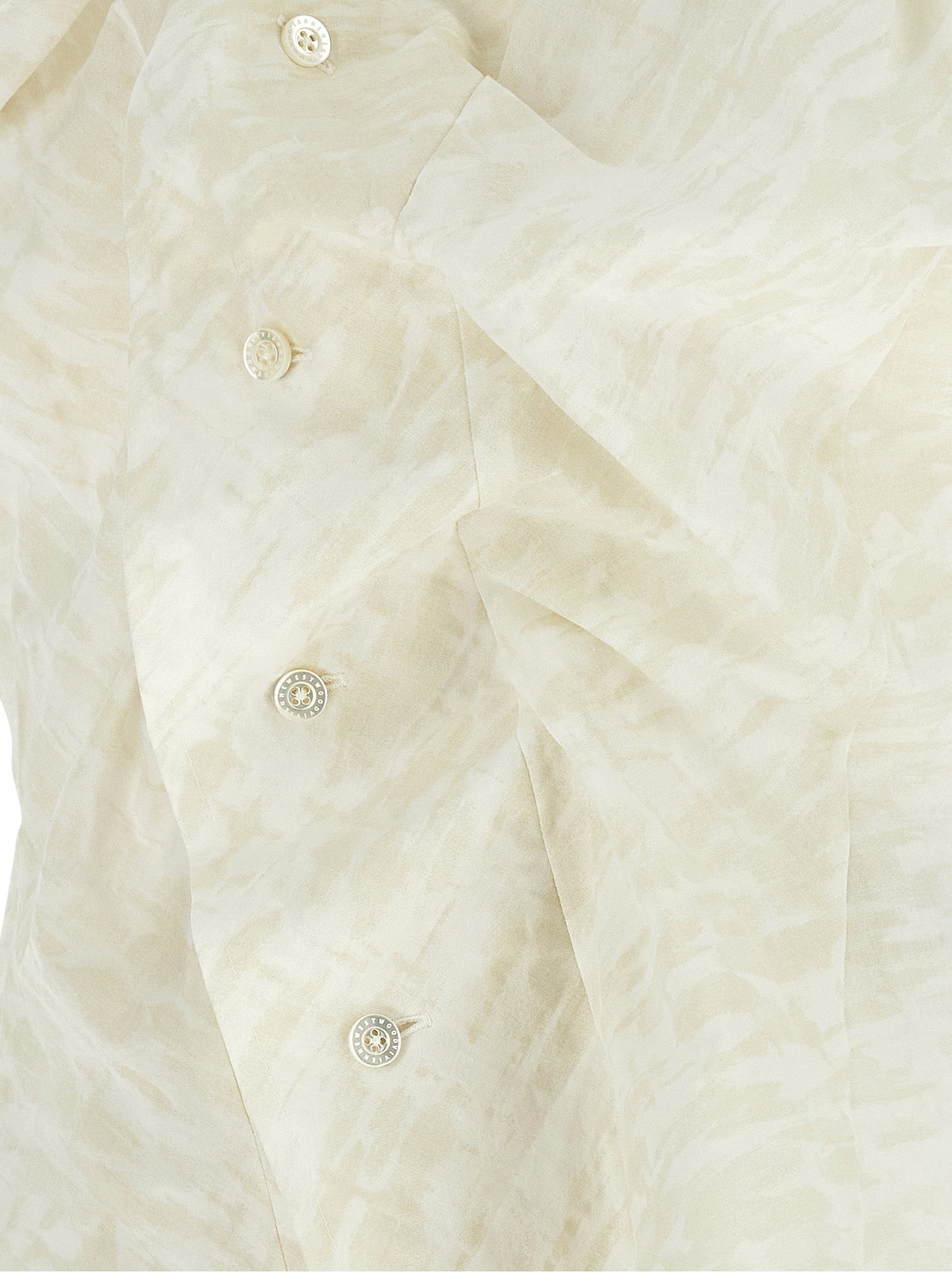 Vivienne Westwood Beige Cotton Blouse Vivienne Westwood
