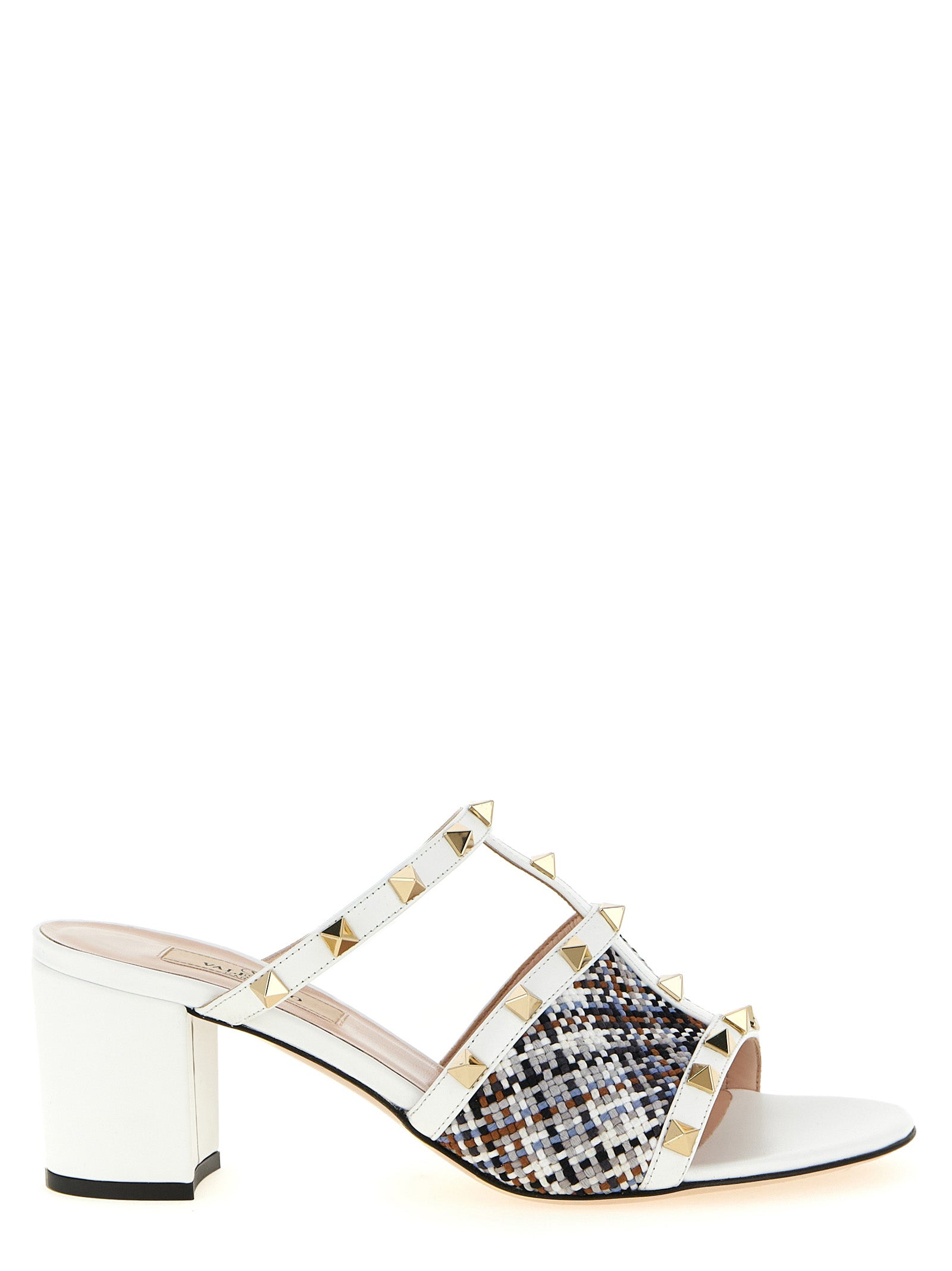 Valentino Garavani White Polyester Platform Sandals Valentino Garavani