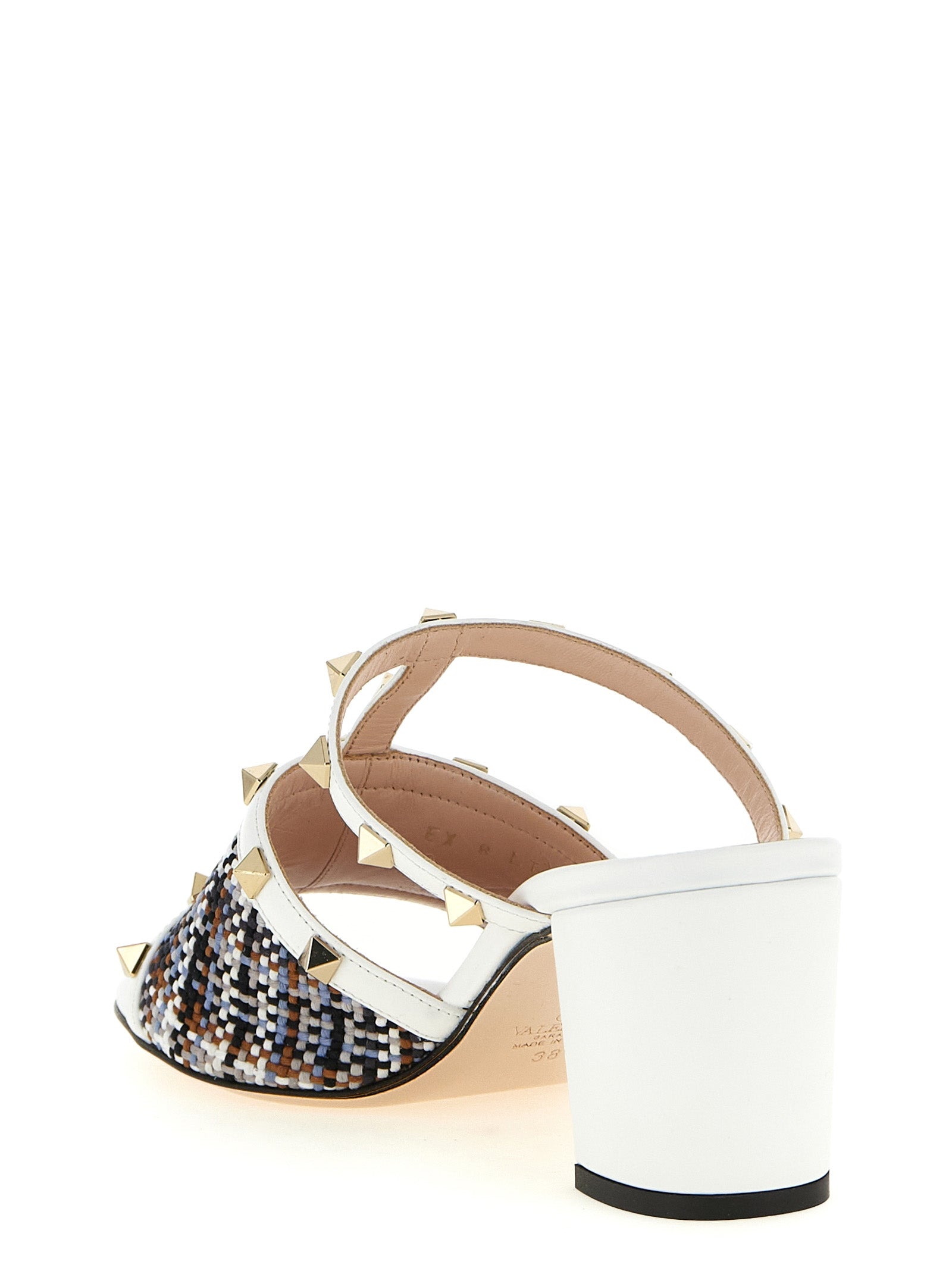 Valentino Garavani White Polyester Platform Sandals Valentino Garavani