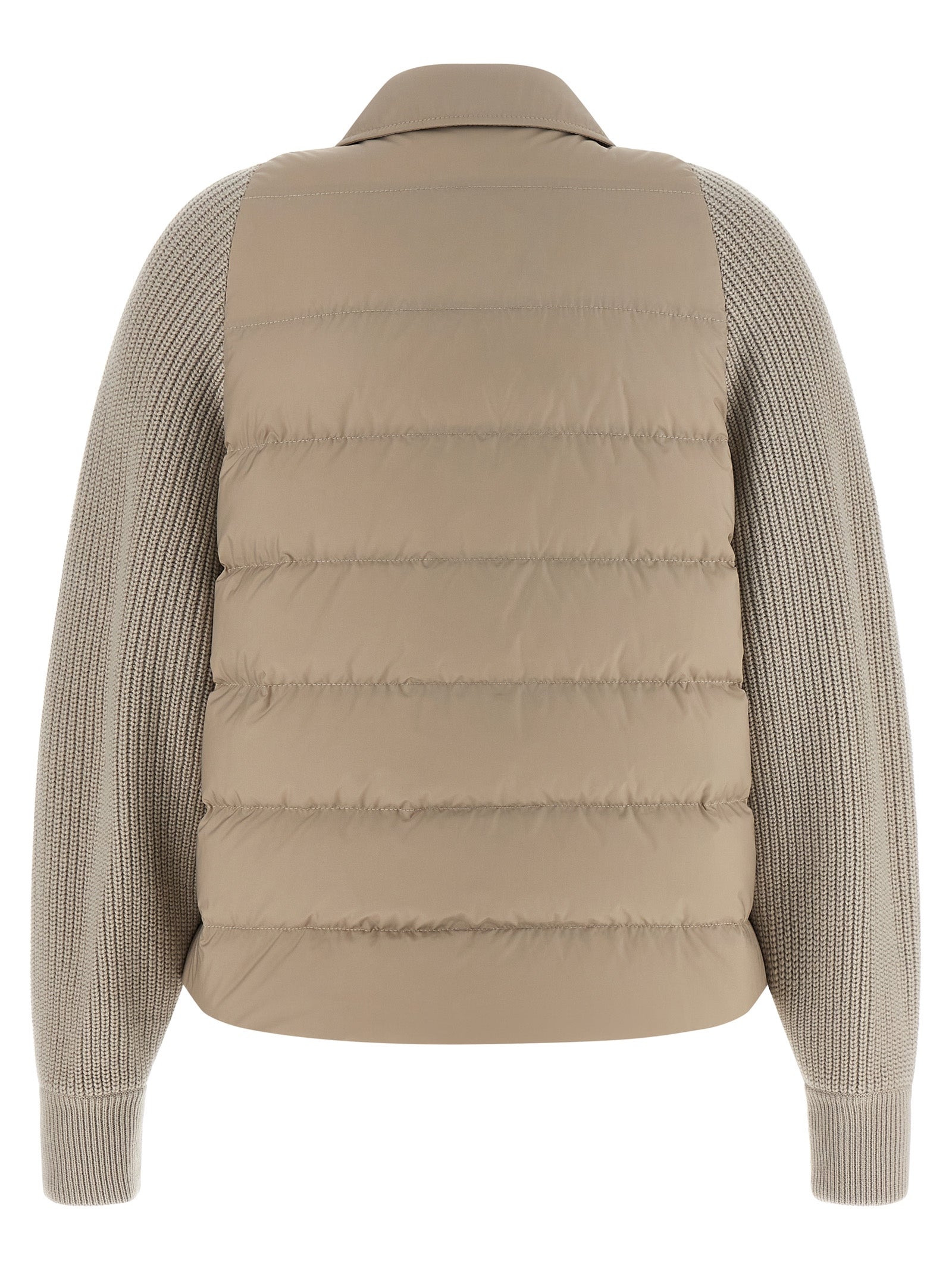 Brunello Cucinelli Beige Polyester Shell Jacket Brunello Cucinelli