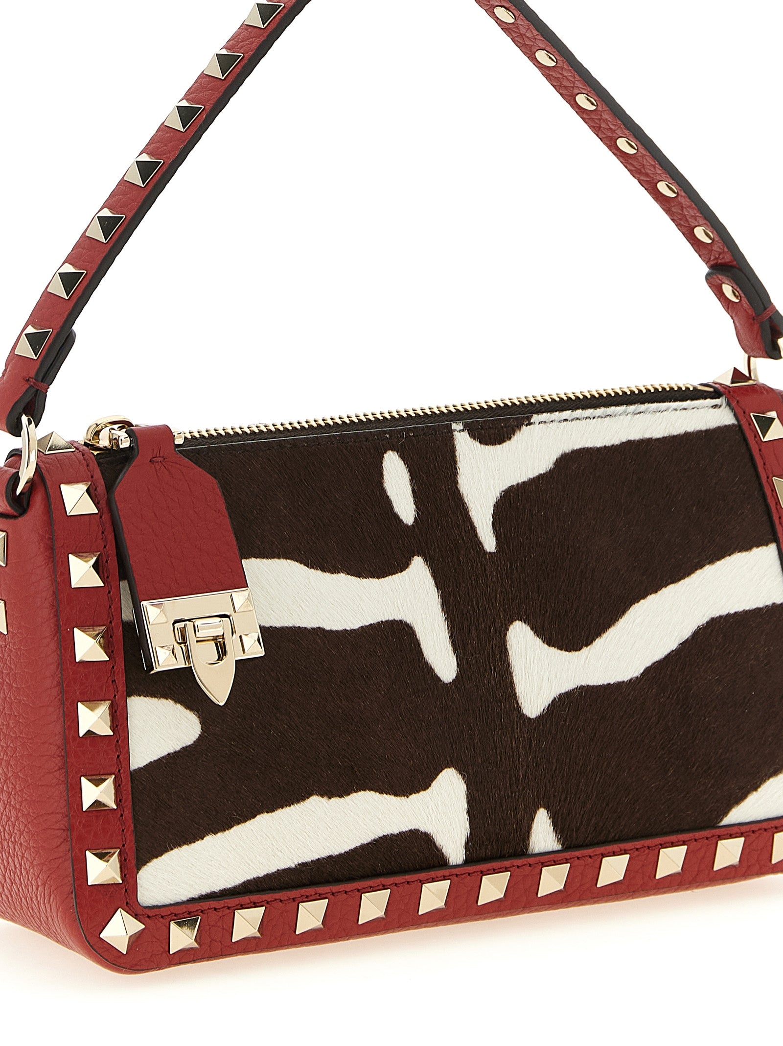 Valentino Garavani Multicolor Calfskin Shoulder Bag Valentino Garavani