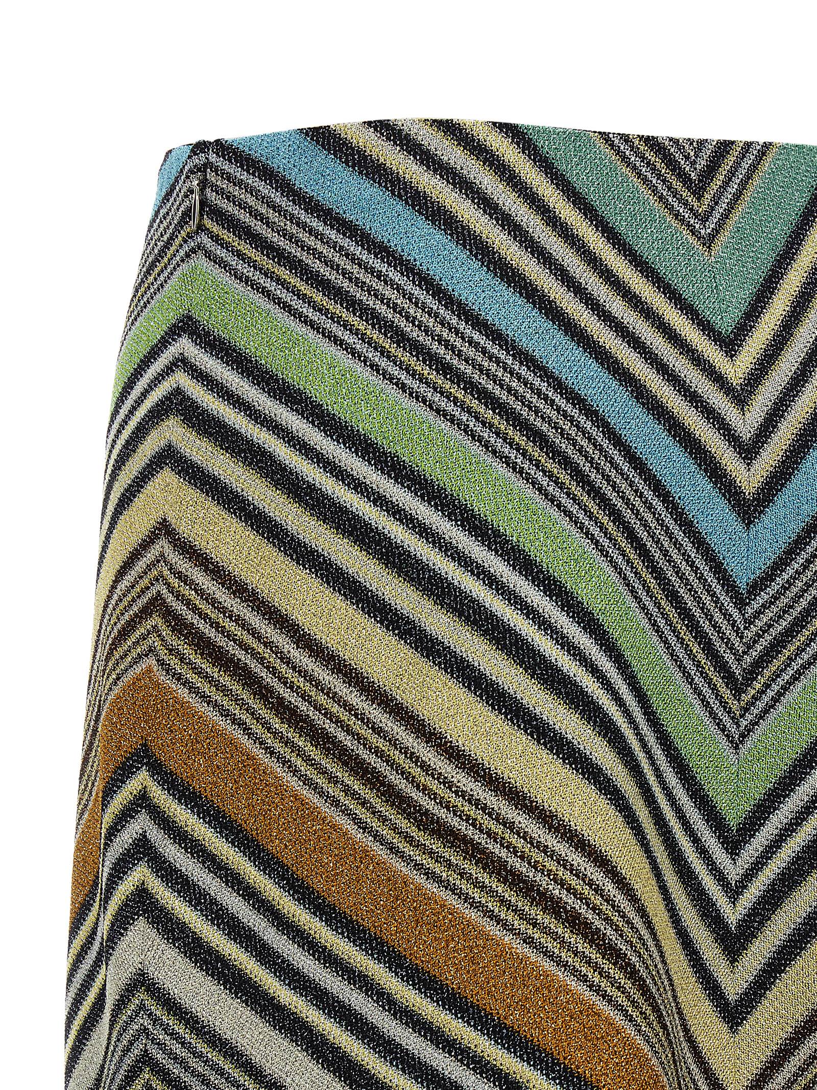Missoni Multicolor Viscose Long Skirt Missoni