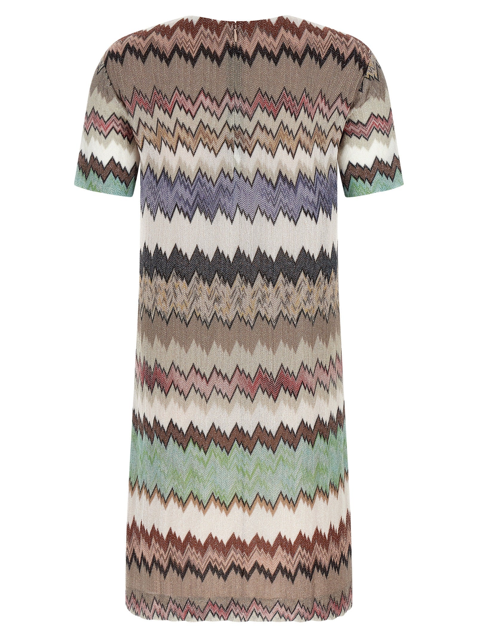 Missoni Multicolor Viscose Short Dress Missoni