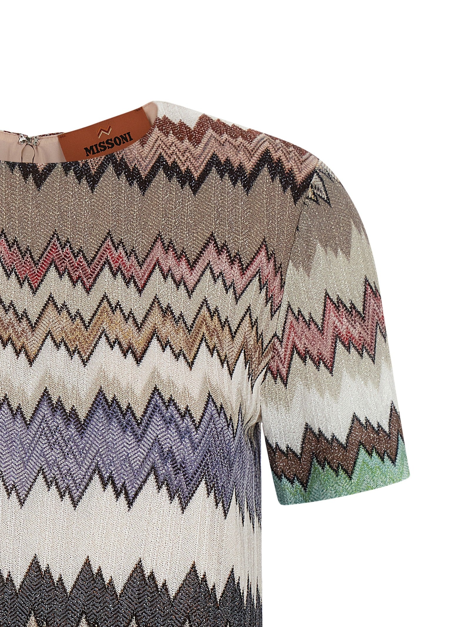 Missoni Multicolor Viscose Short Dress Missoni