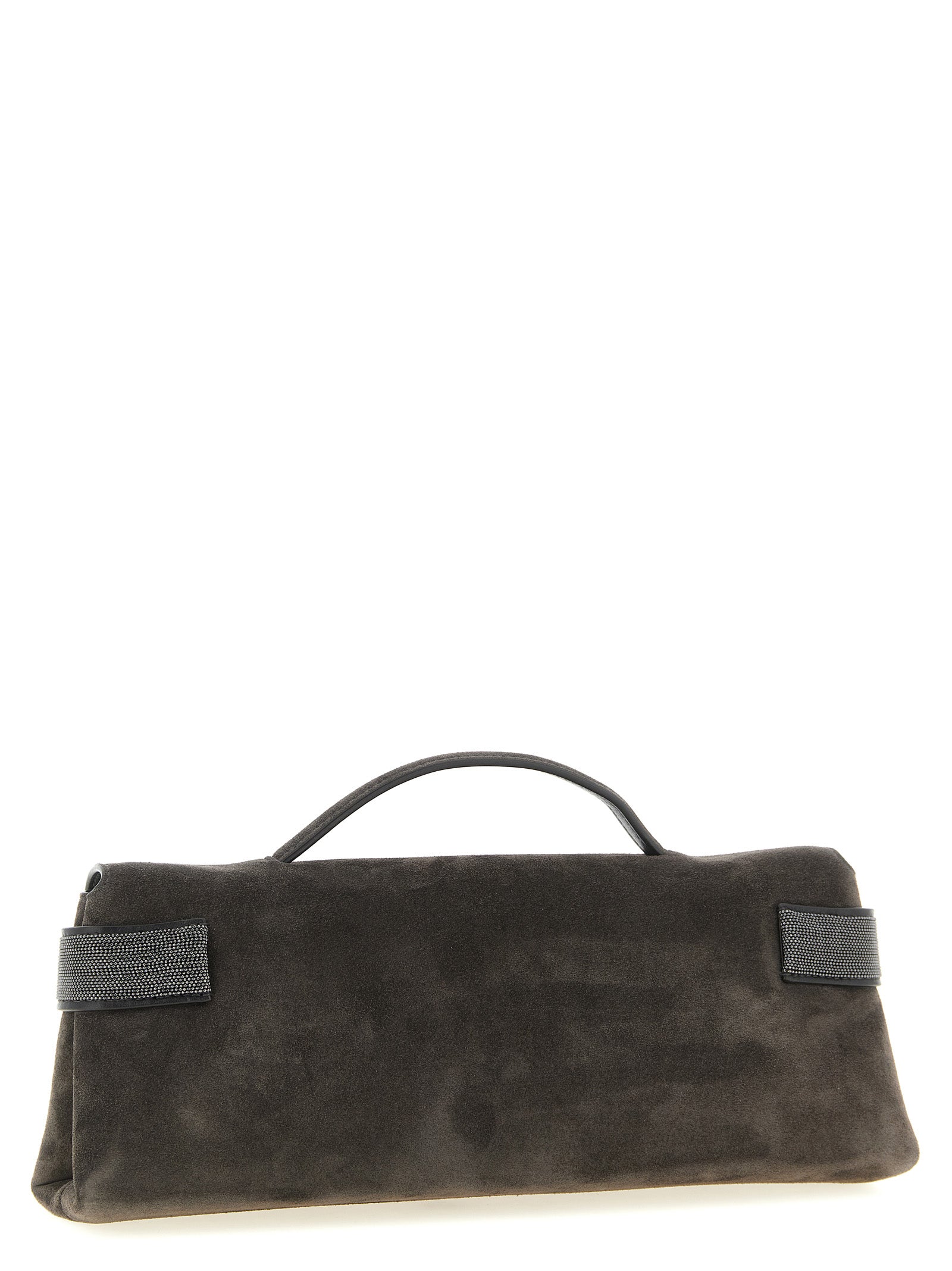 Brunello Cucinelli Brown Calfskin Clutch Bag Brunello Cucinelli