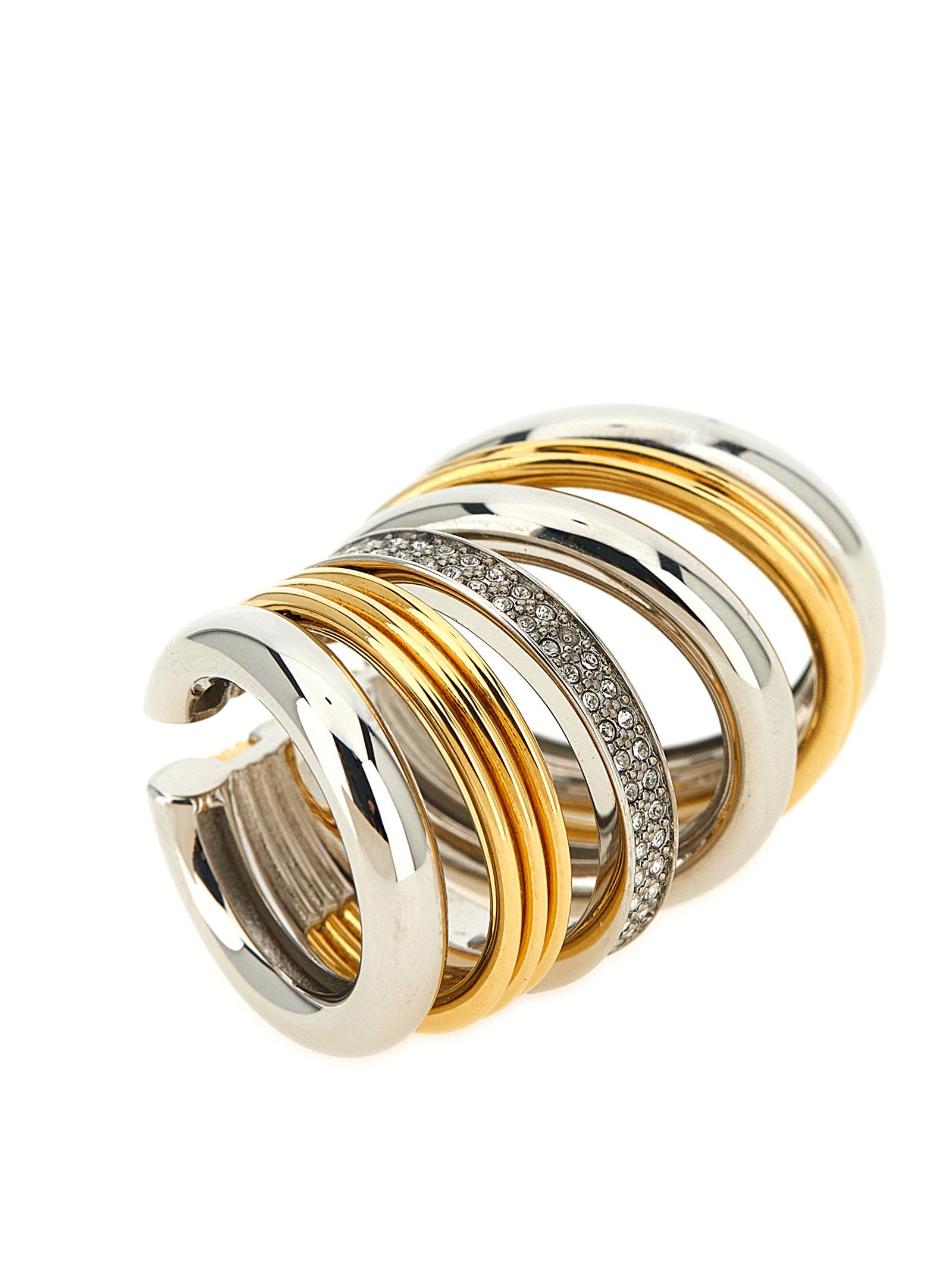 Paco Rabanne Multicolor Brass Earrings Paco Rabanne