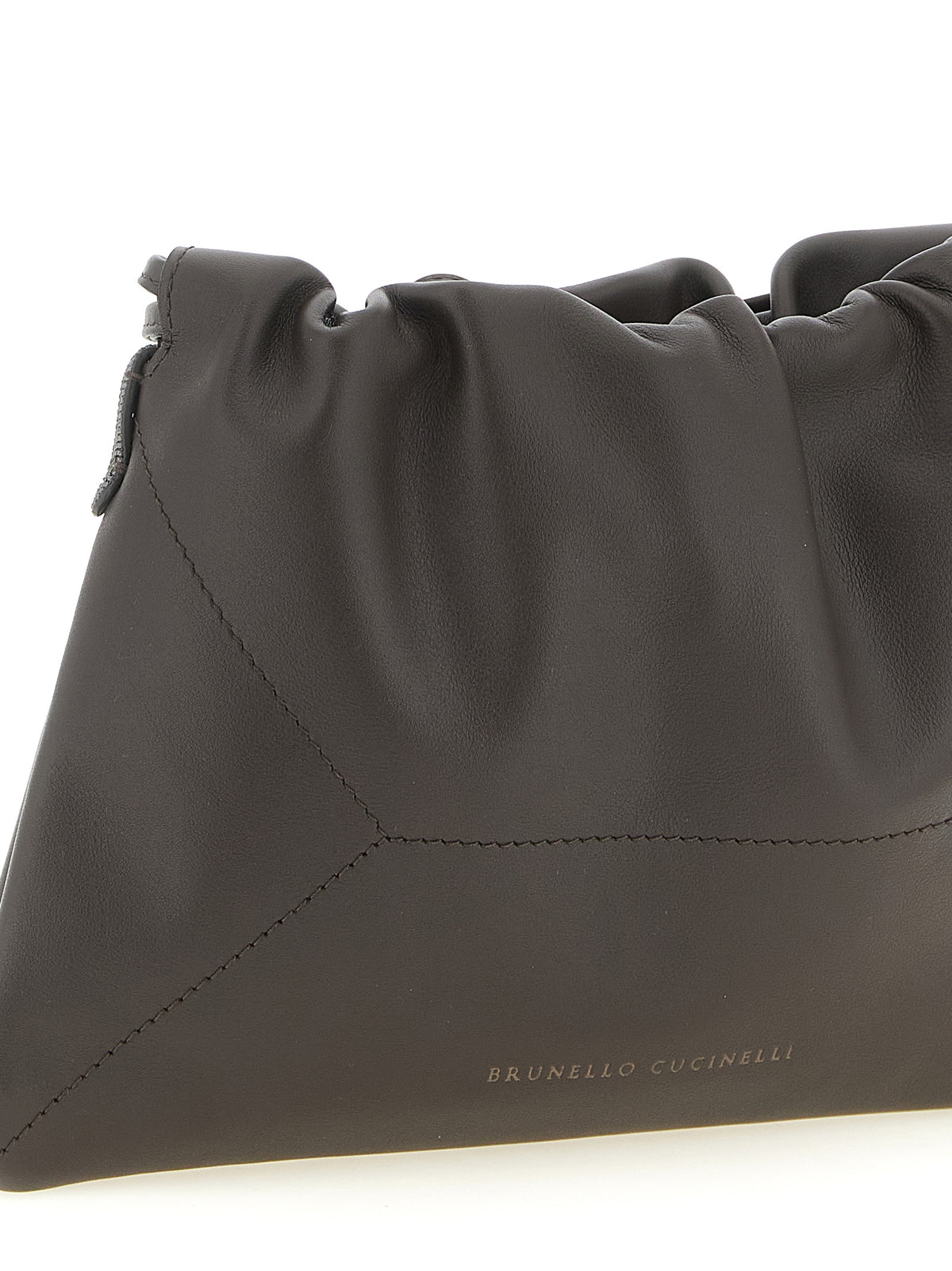 Brunello Cucinelli Brown Clutch Bags