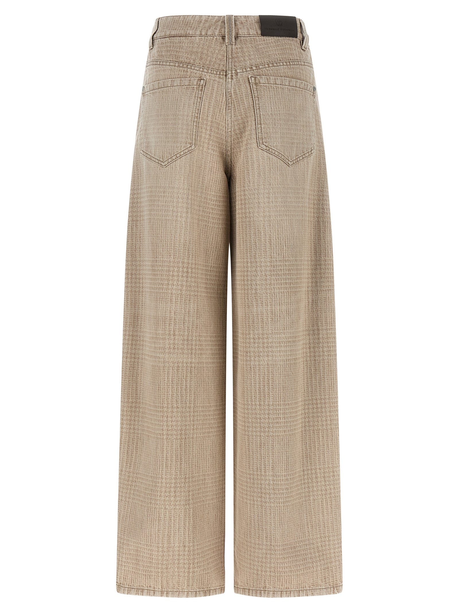Brunello Cucinelli Beige Cotton Jeans Denim Brunello Cucinelli