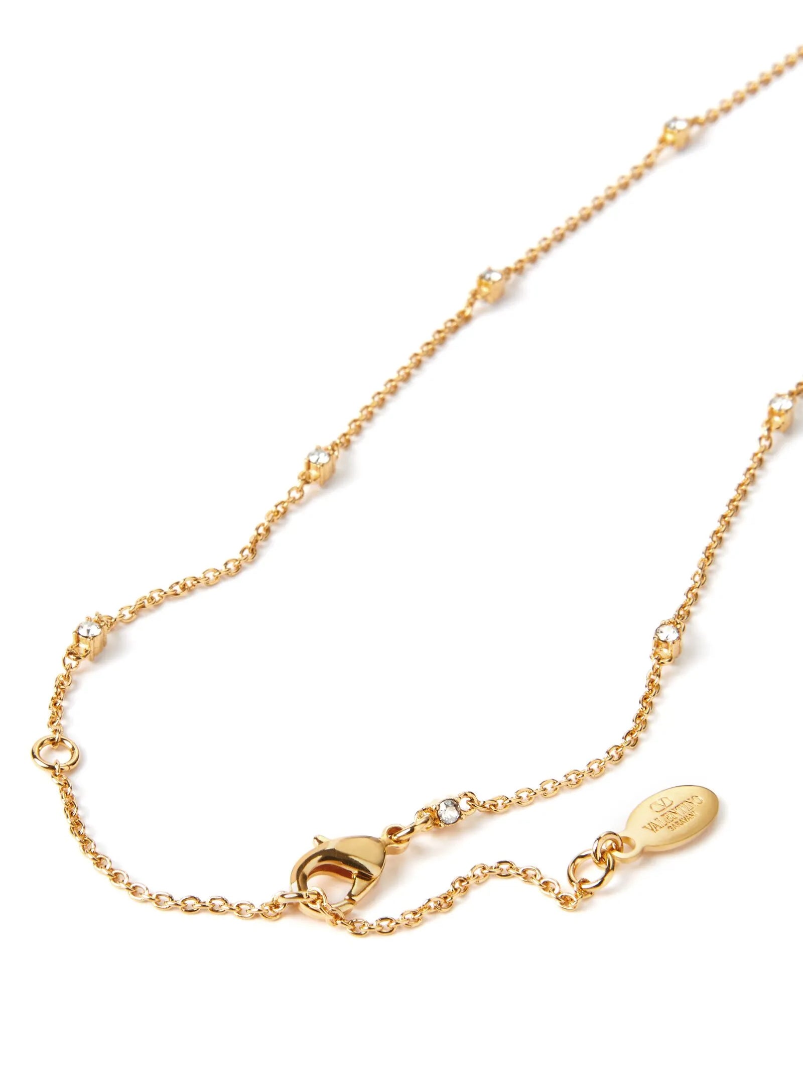 Valentino Garavani Gold Brass Necklace Valentino Garavani
