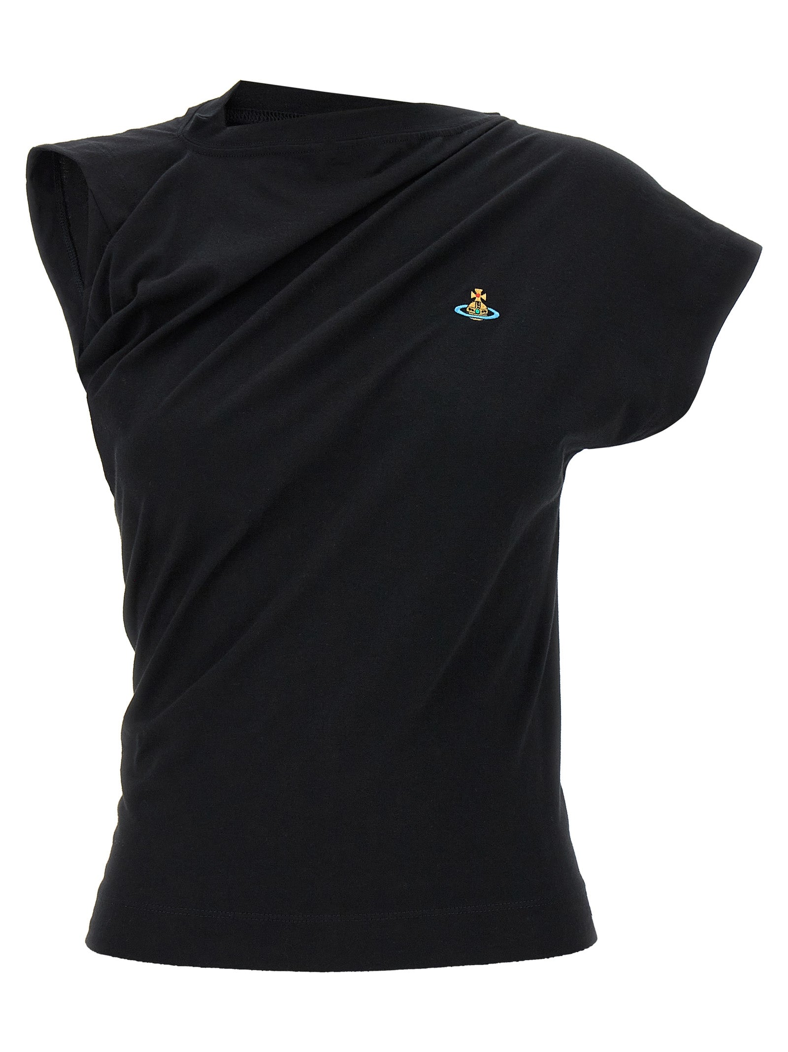 Vivienne Westwood Black Cotton T-Shirt Vivienne Westwood