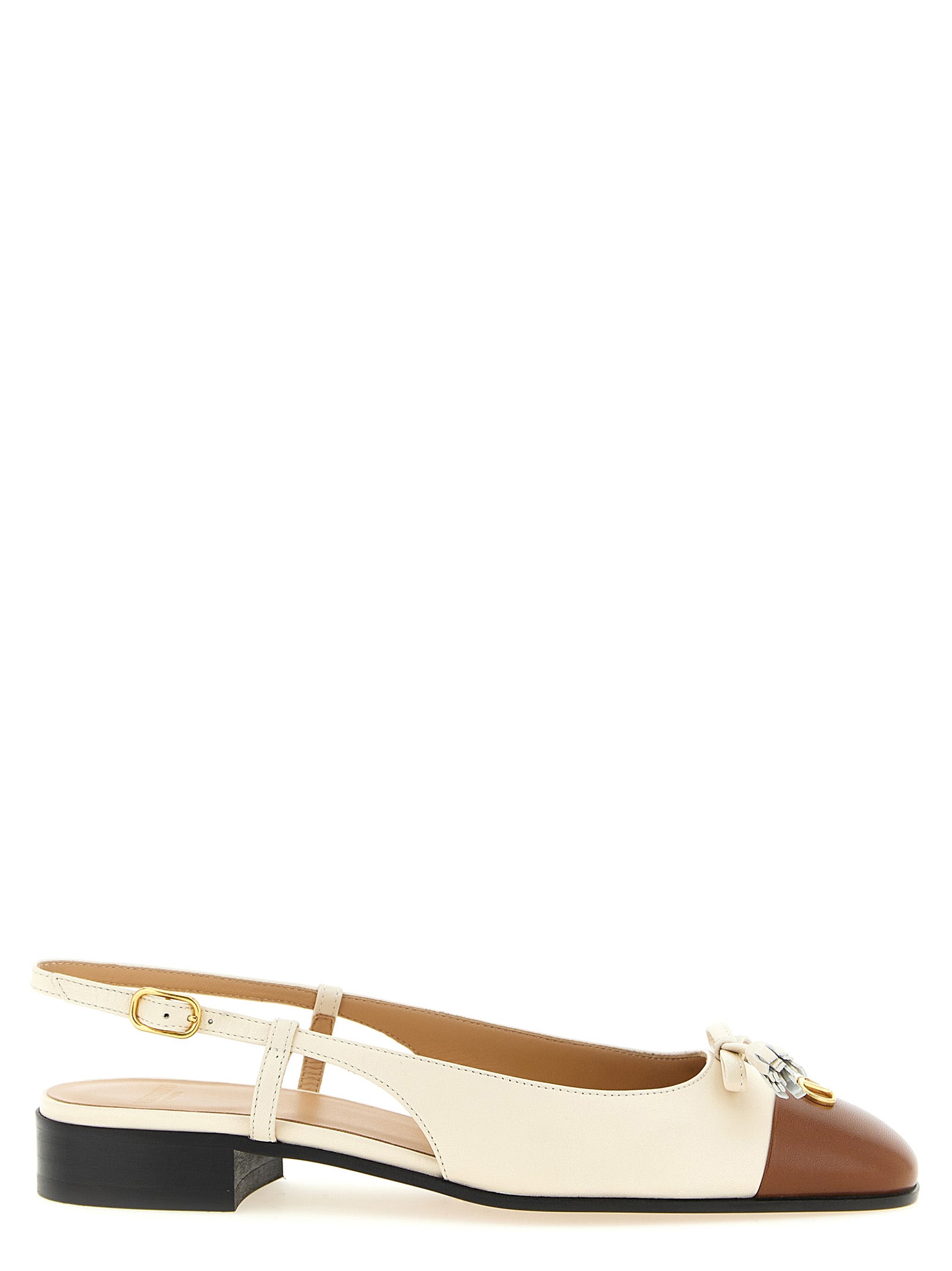 Valentino Garavani Black Leather Ballet Flats Valentino Garavani