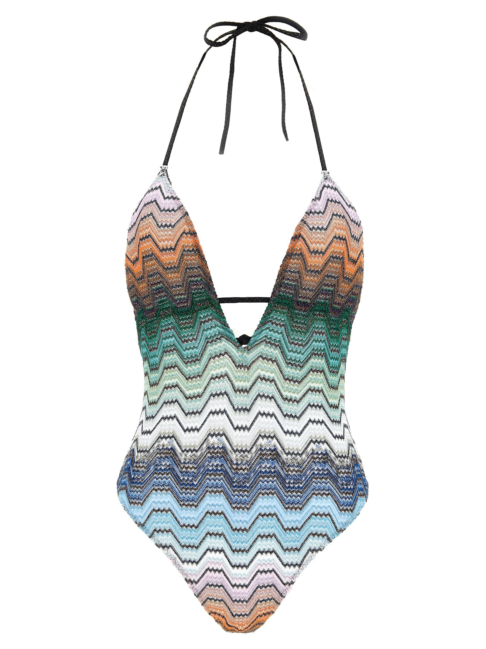 Missoni Multicolor Polyester One-Piece Swimsuit Missoni