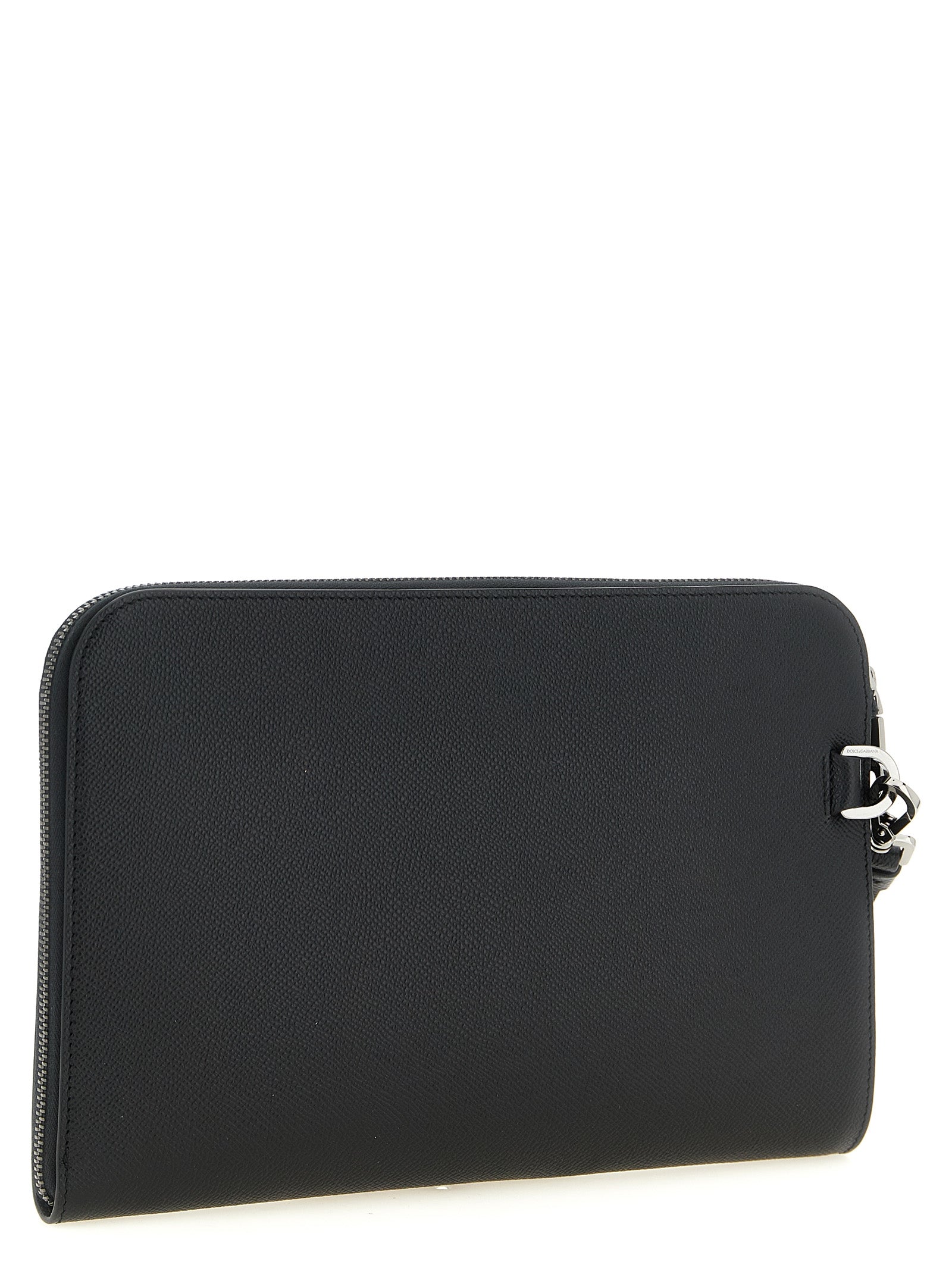 Dolce & Gabbana Black Calfskin Clutch Bag Dolce & Gabbana