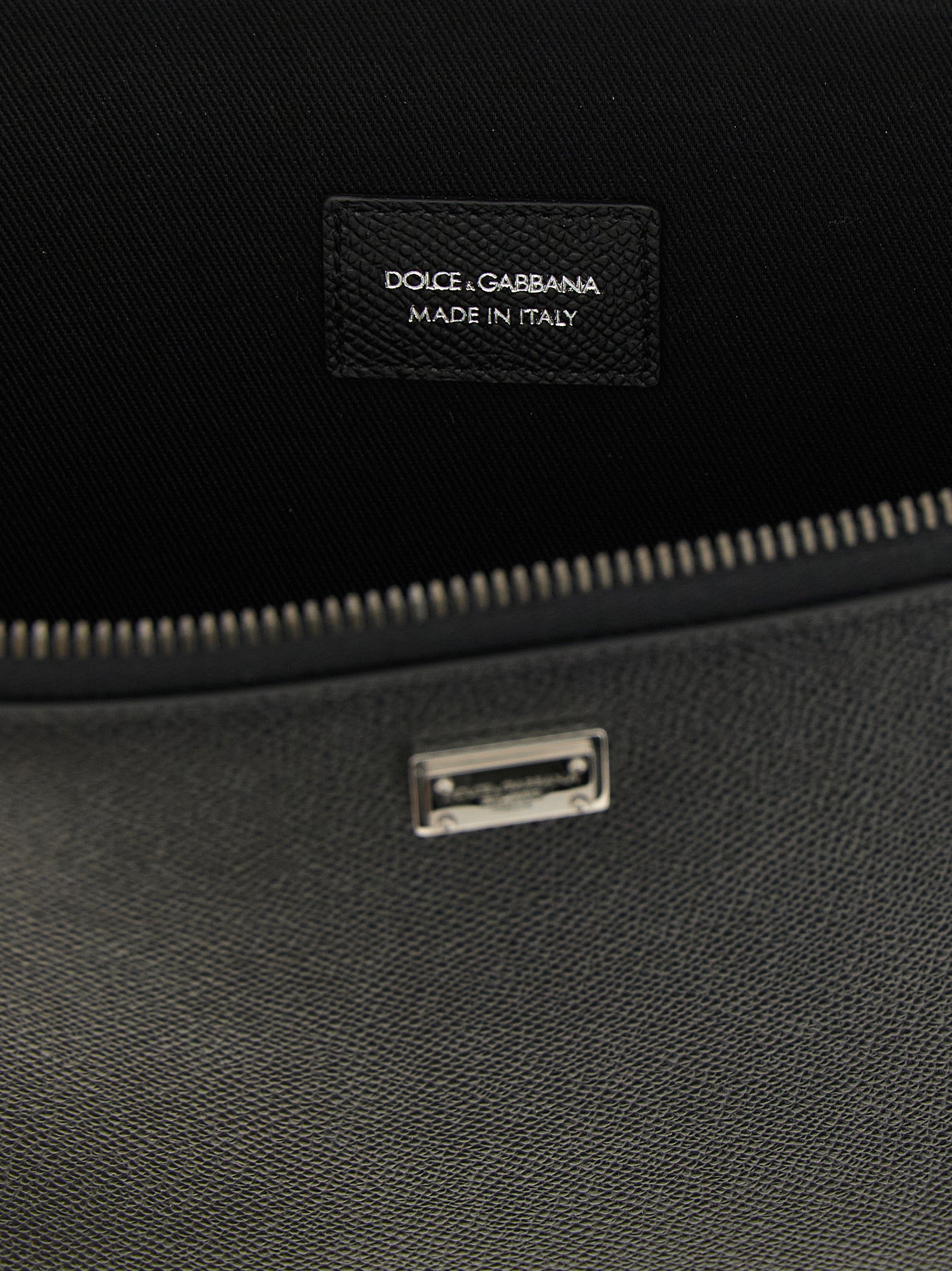 Dolce & Gabbana Black Calfskin Clutch Bag Dolce & Gabbana