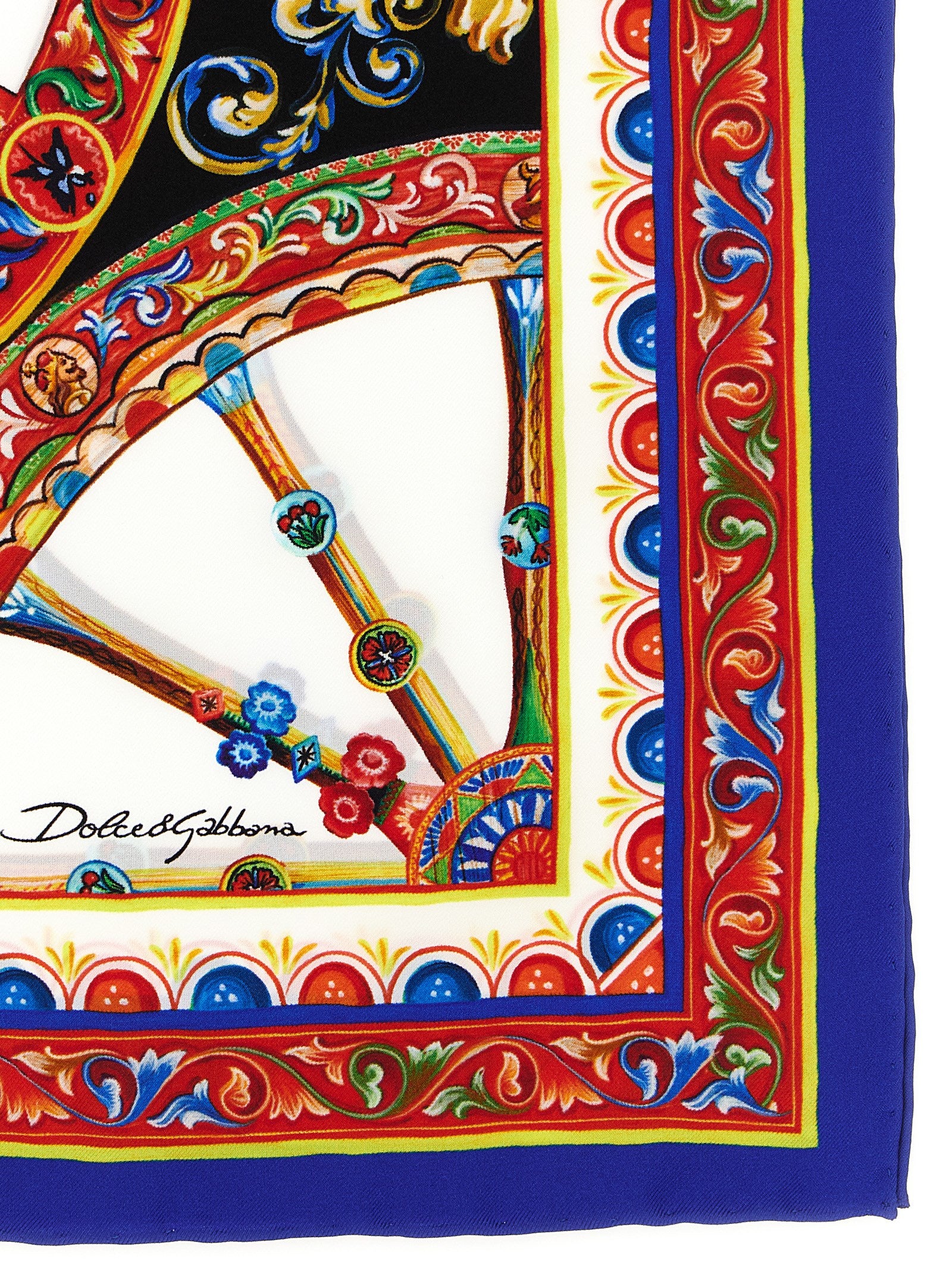 Dolce & Gabbana Multicolor Silk Scarf Dolce & Gabbana