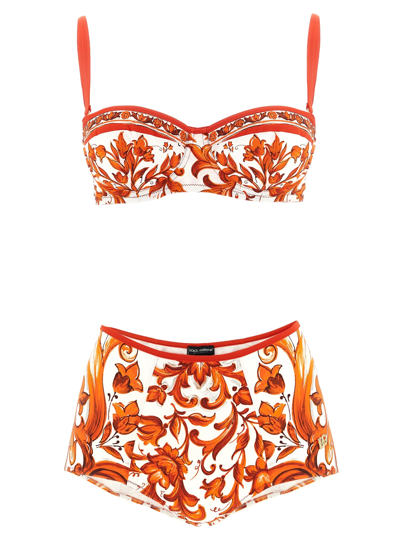 Dolce & Gabbana Orange Polyamide Bikini Dolce & Gabbana