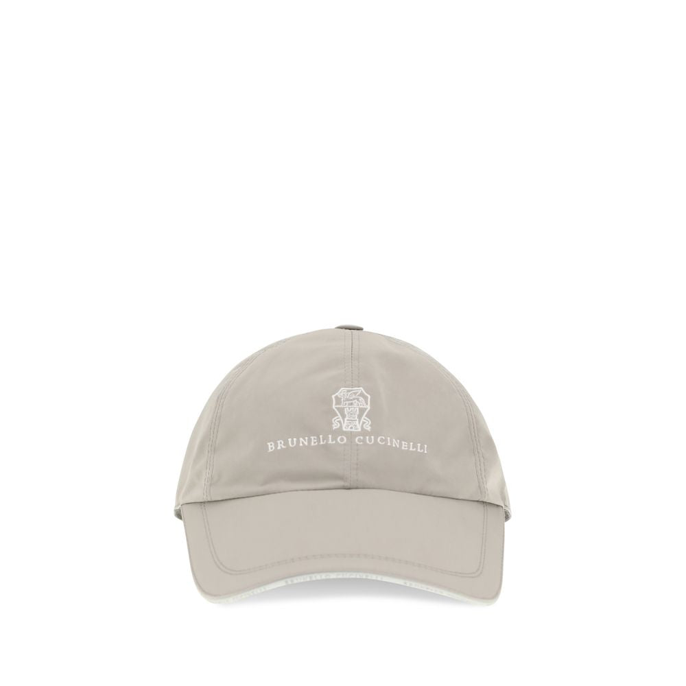 Brunello Cucinelli Beige Polyester Cap (Baseball Hat) Brunello Cucinelli