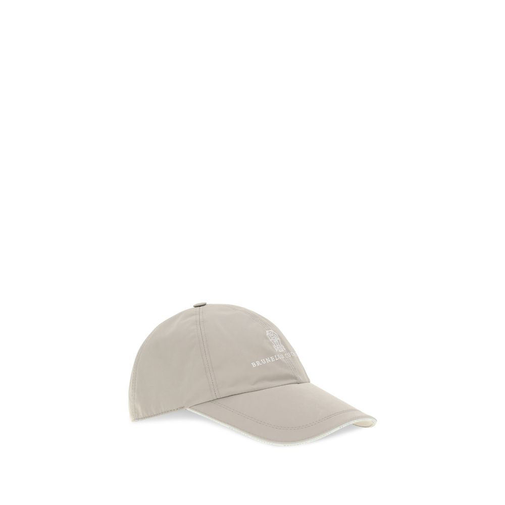 Brunello Cucinelli Beige Polyester Cap (Baseball Hat) Brunello Cucinelli