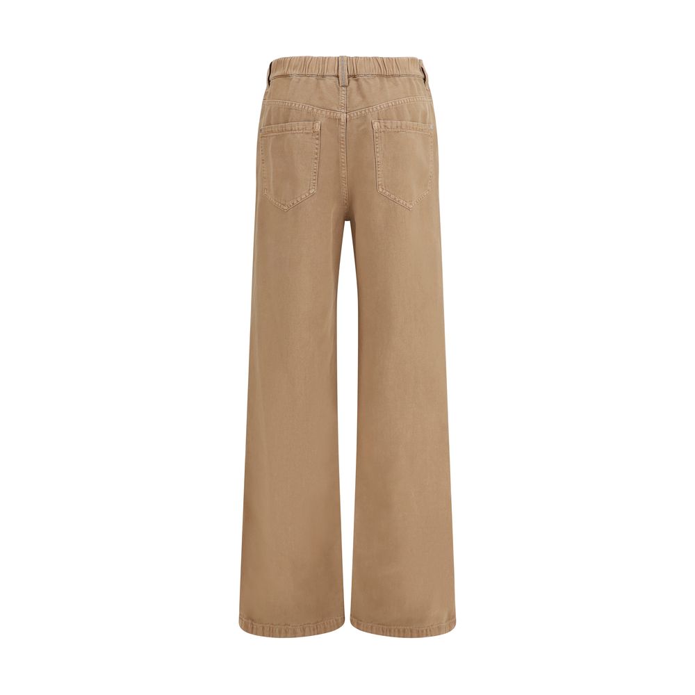 Brunello Cucinelli Beige Cotton Jeans Denim Brunello Cucinelli