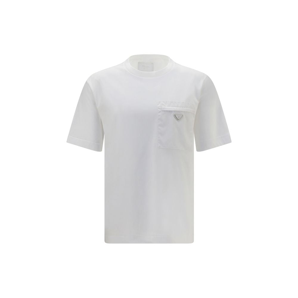 Prada White Cotton T-Shirt Prada